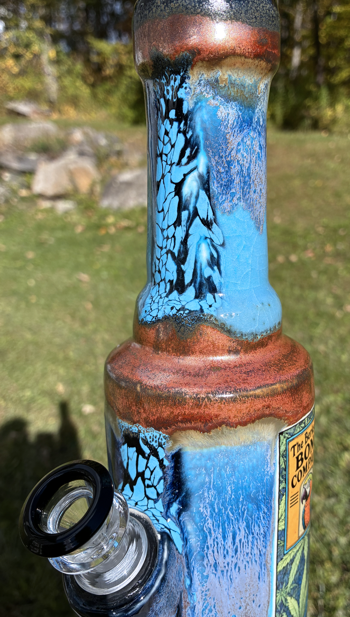 Endless Summer Bright Parrot Ceramic Bong