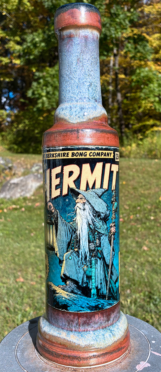 The Hermit Tarot Card Ceramic Bong
