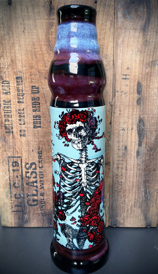 Ceramic Bong - "POP Art - Bertha"