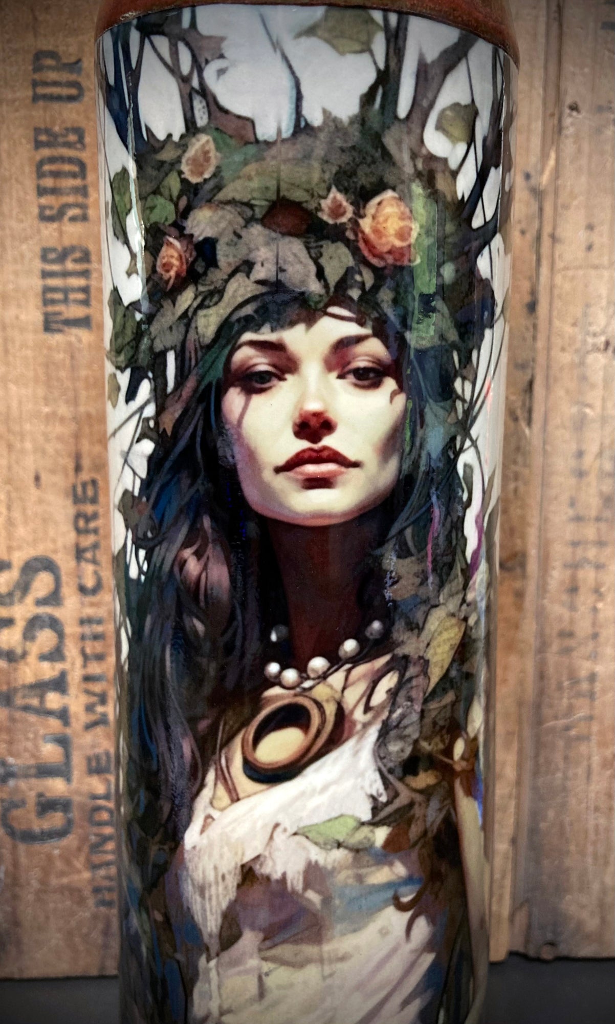 Ceramic Bong - "Woodland Spirit Guide"