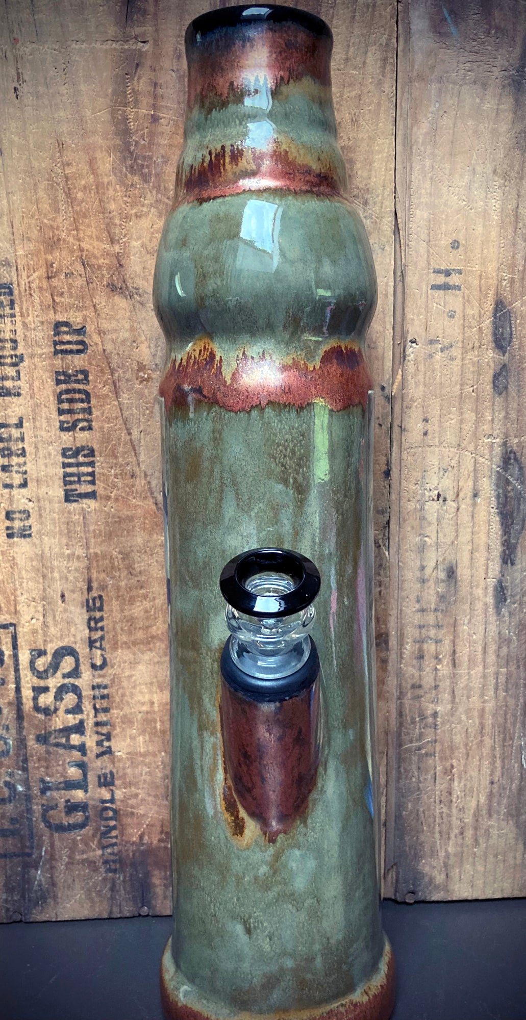 Ceramic Bong - "Woodland Spirit Guide"