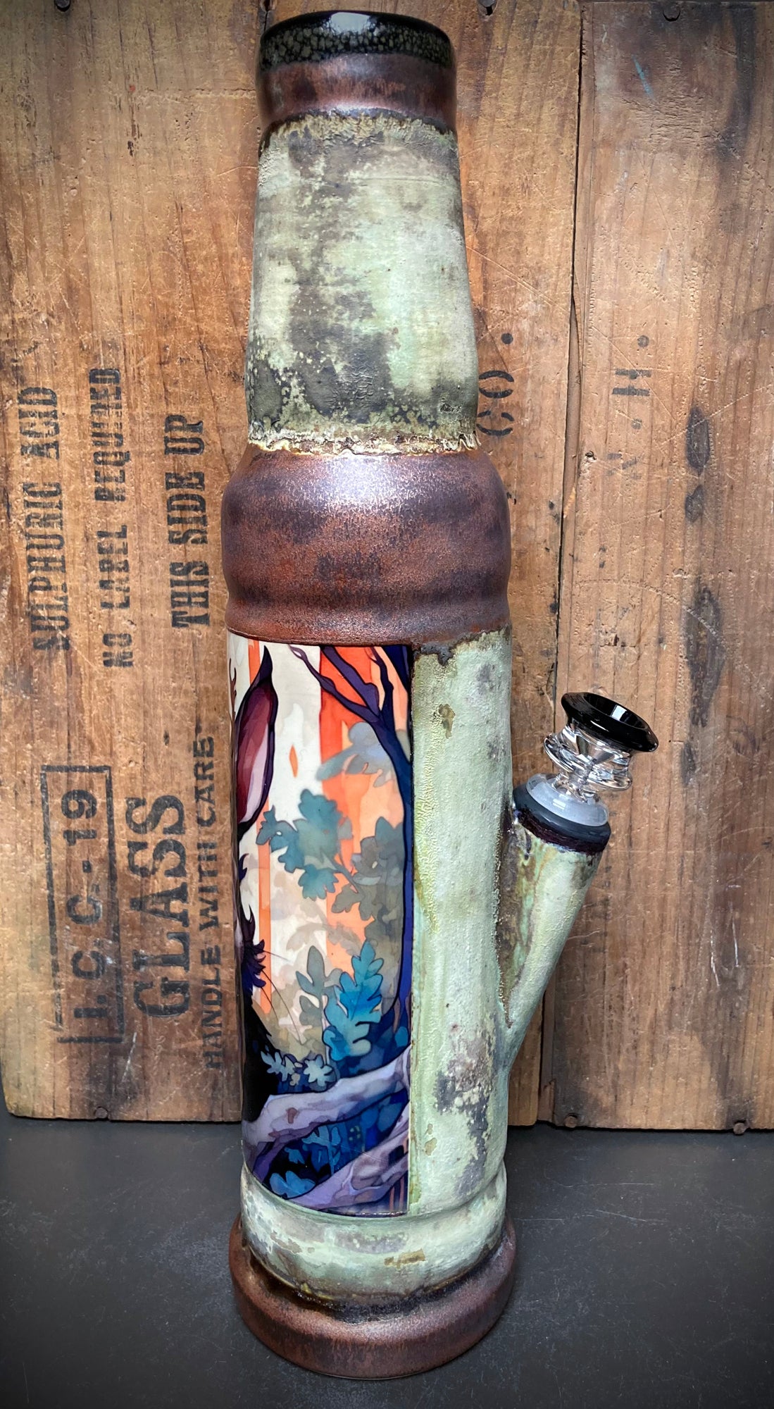 Ceramic Bong - "Baby Bunny"