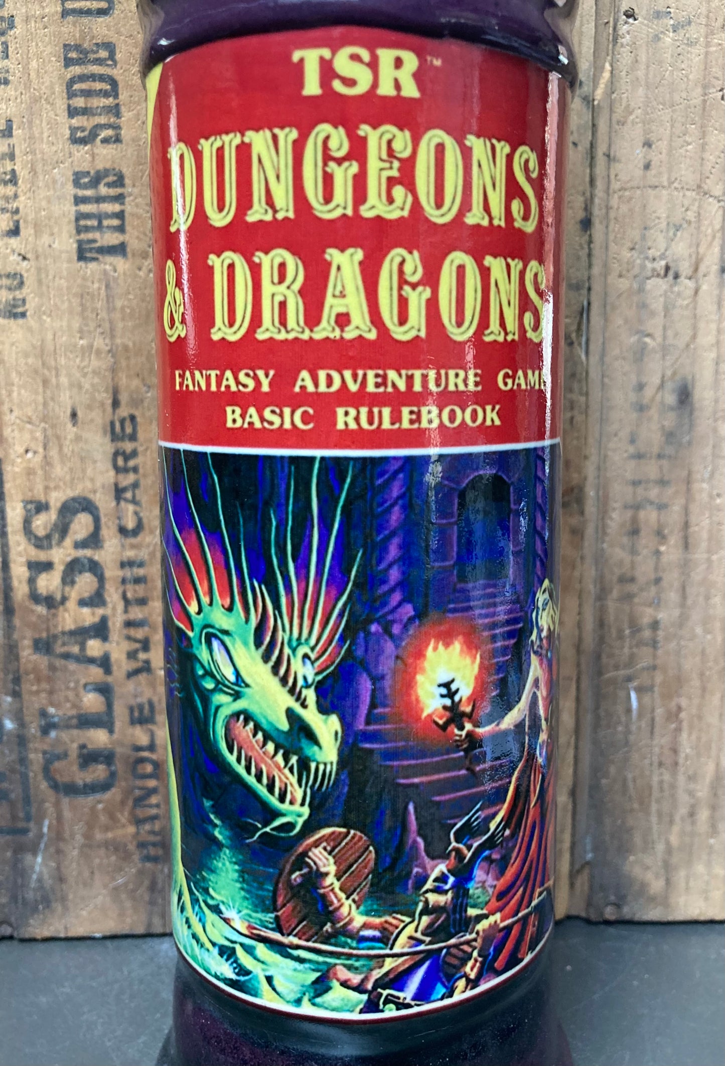 Ceramic Bong Dungeons And Dragons Rulebook featuring vibrant fantasy artwork and classic game graphics