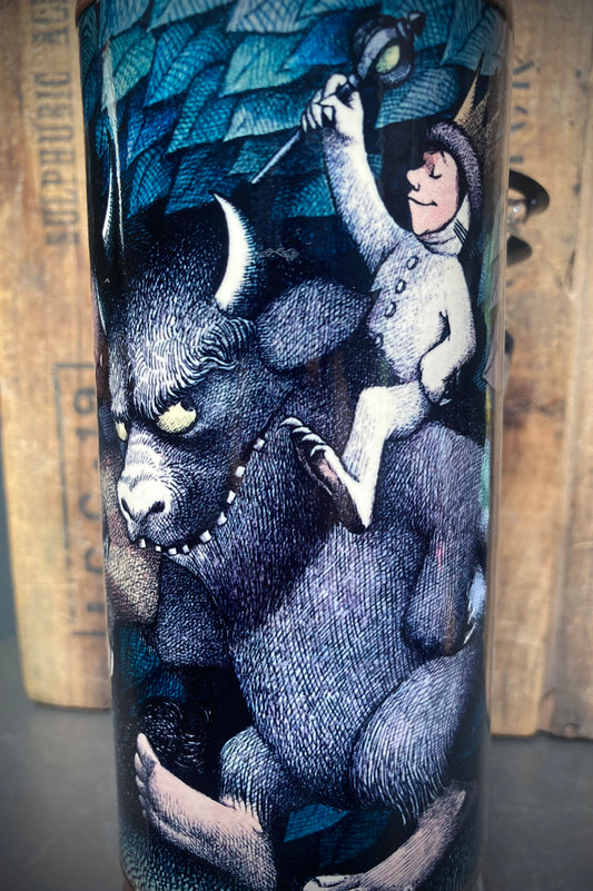 Ceramic Bong Where The Wild Things Are featuring vibrant illustrations and unique design for collectors