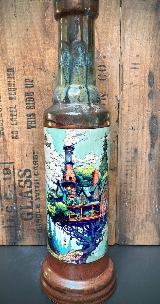 Charming Rustic Tree House Deep Woods And Trees Water Pipe by Berkshire Bong Company