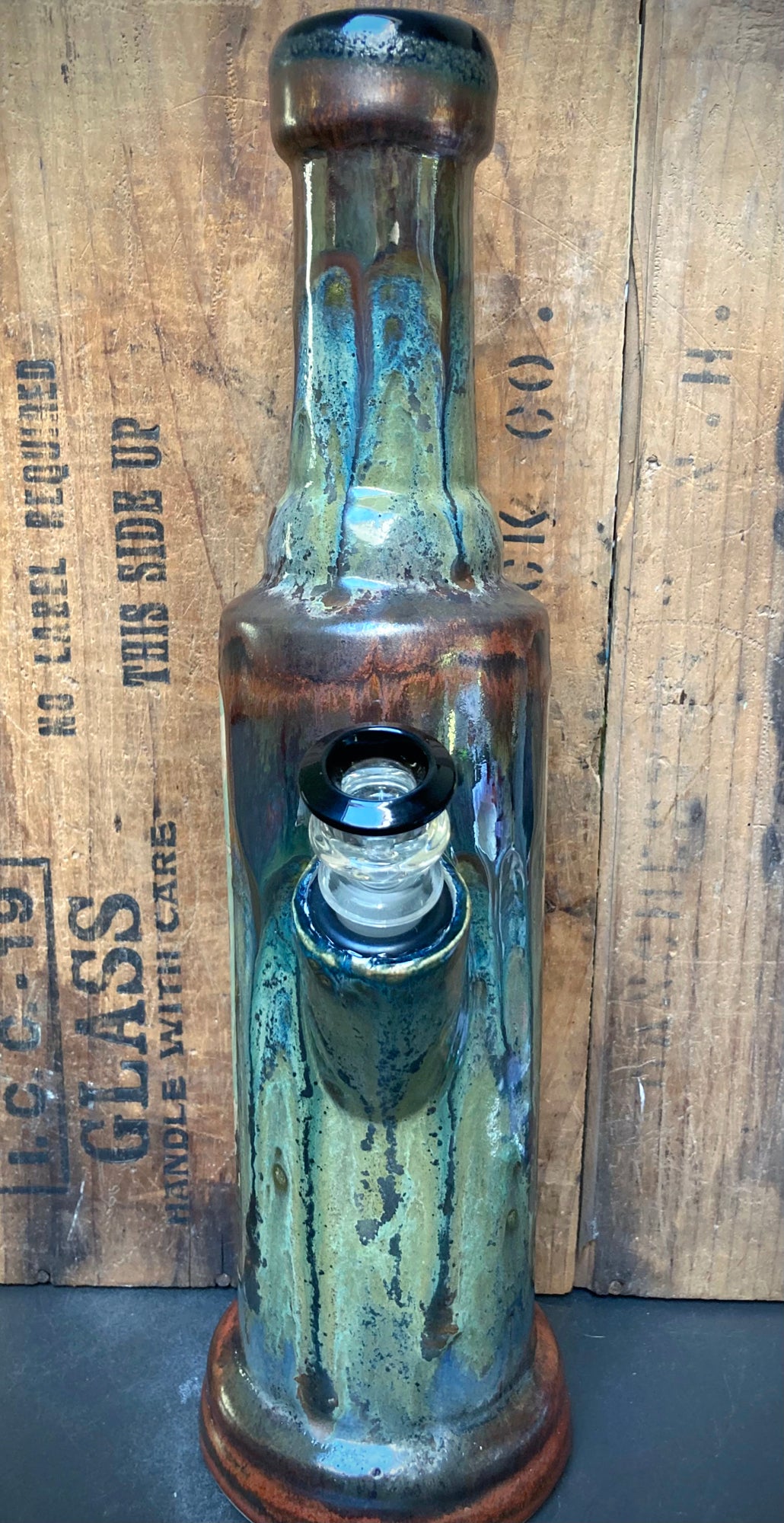 Charming Rustic Tree House Deep Woods And Trees Themed Water Pipe by Berkshire Bong Company