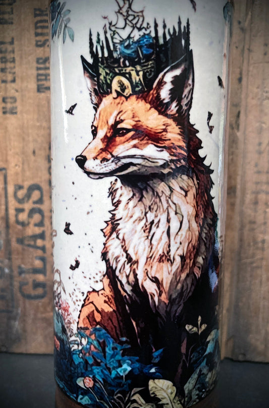 Ceramic Bong - "Woodland Royalty - Fox Queen"