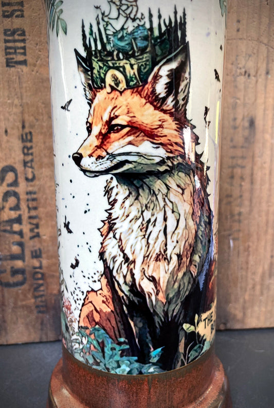 Fox Queen King on a bong