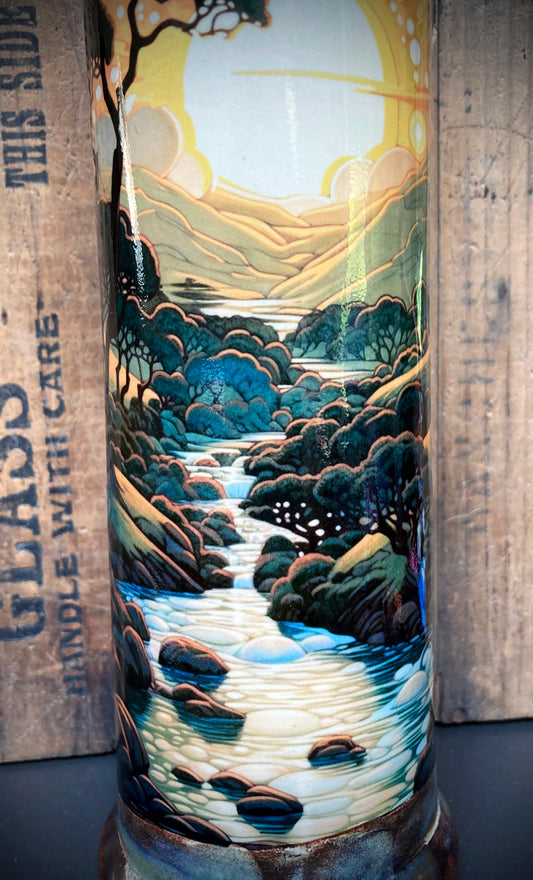 Ceramic Bong - "Sunset"