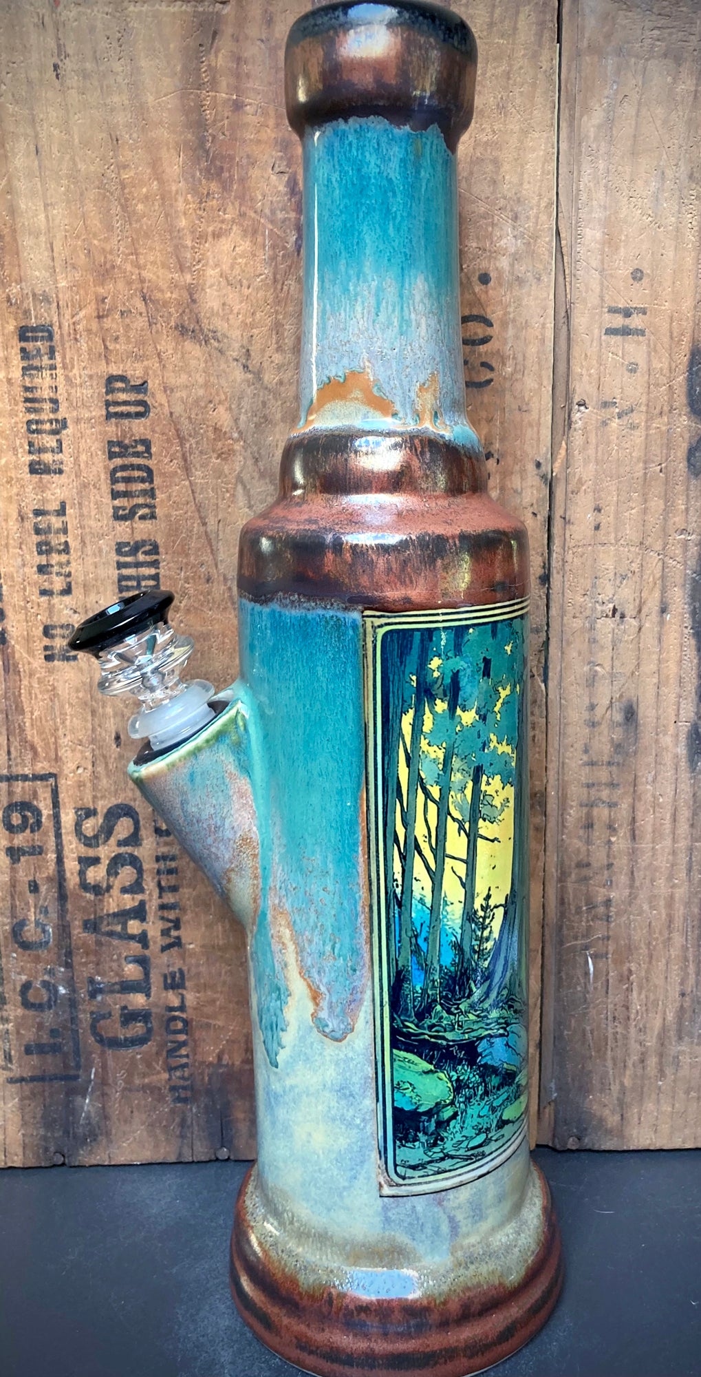 Ceramic Bong - Morning Light