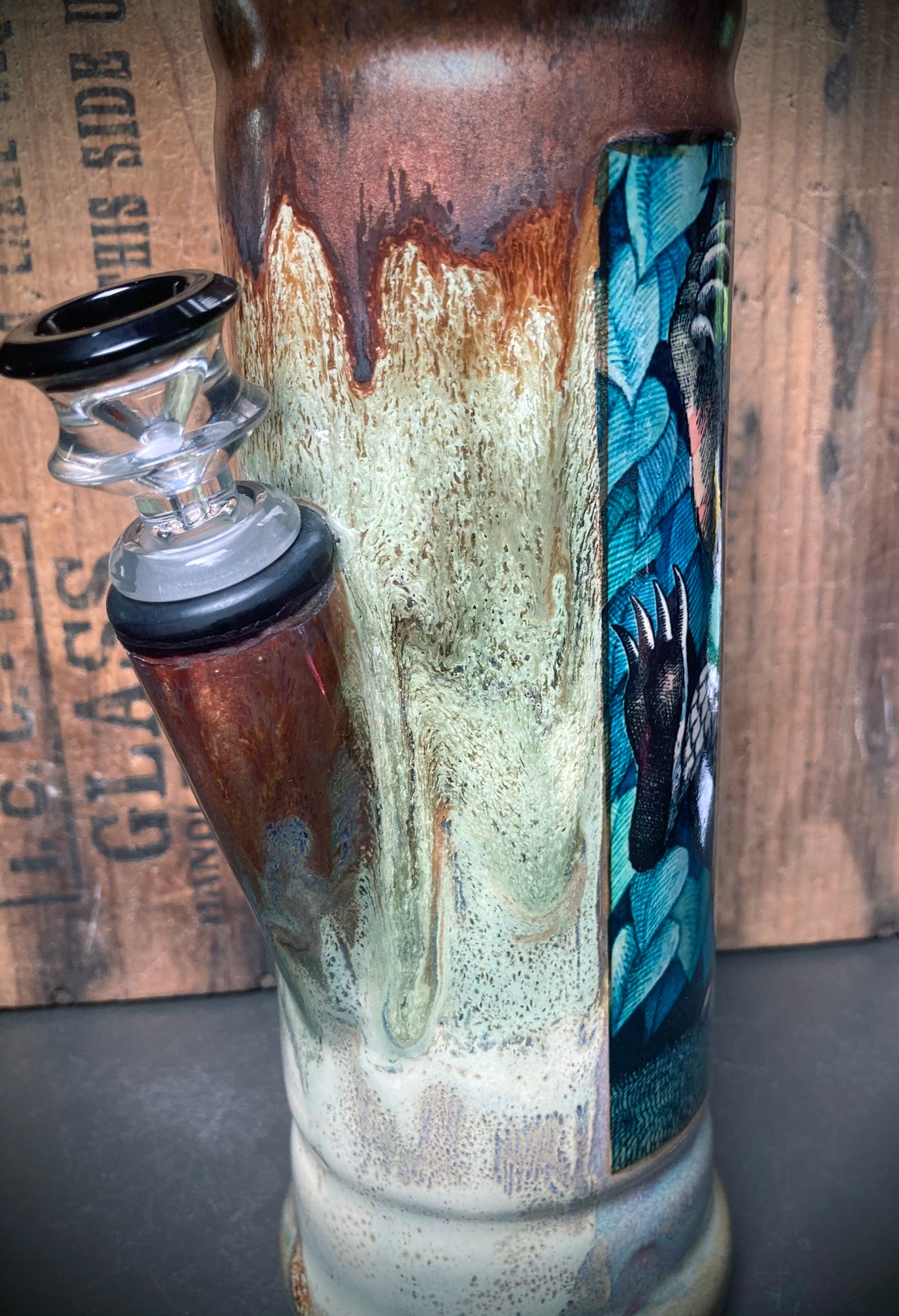 Berkshire Bong Company's Wild Things Bong Let The Wild Rumpus Start with unique artwork and durable design