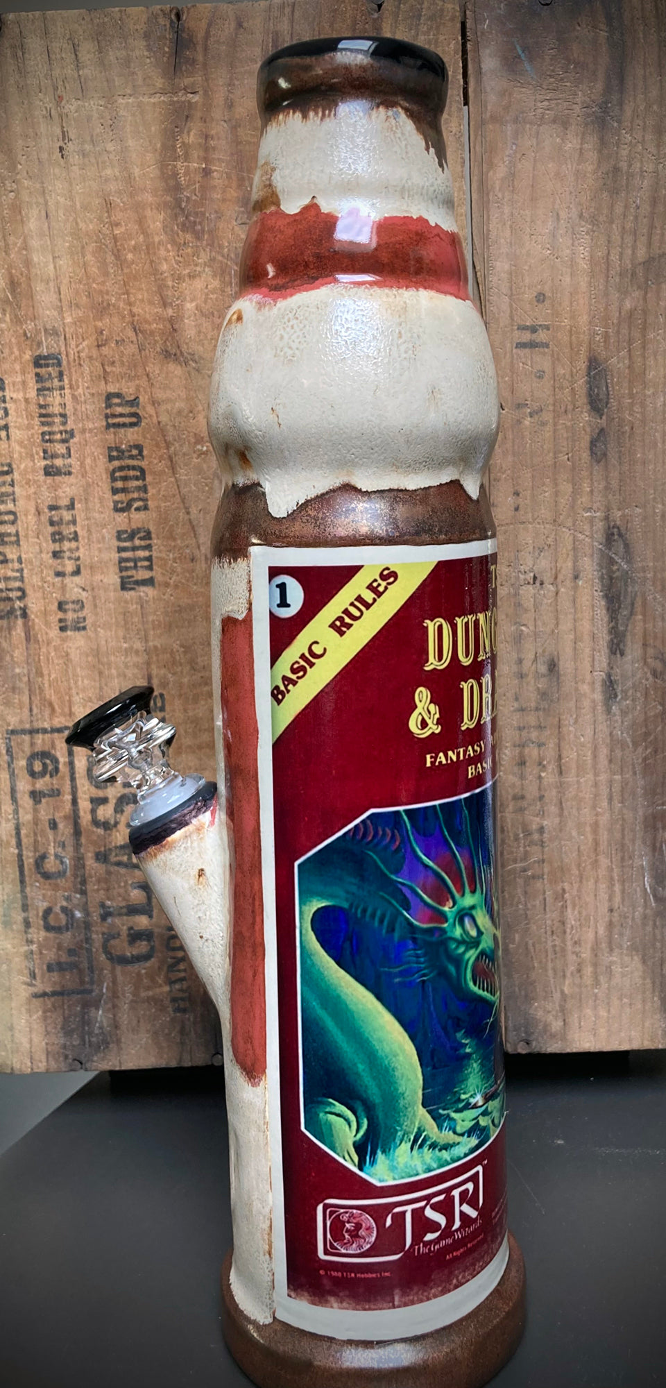 Ceramic Bong - "POP Art - D&D"
