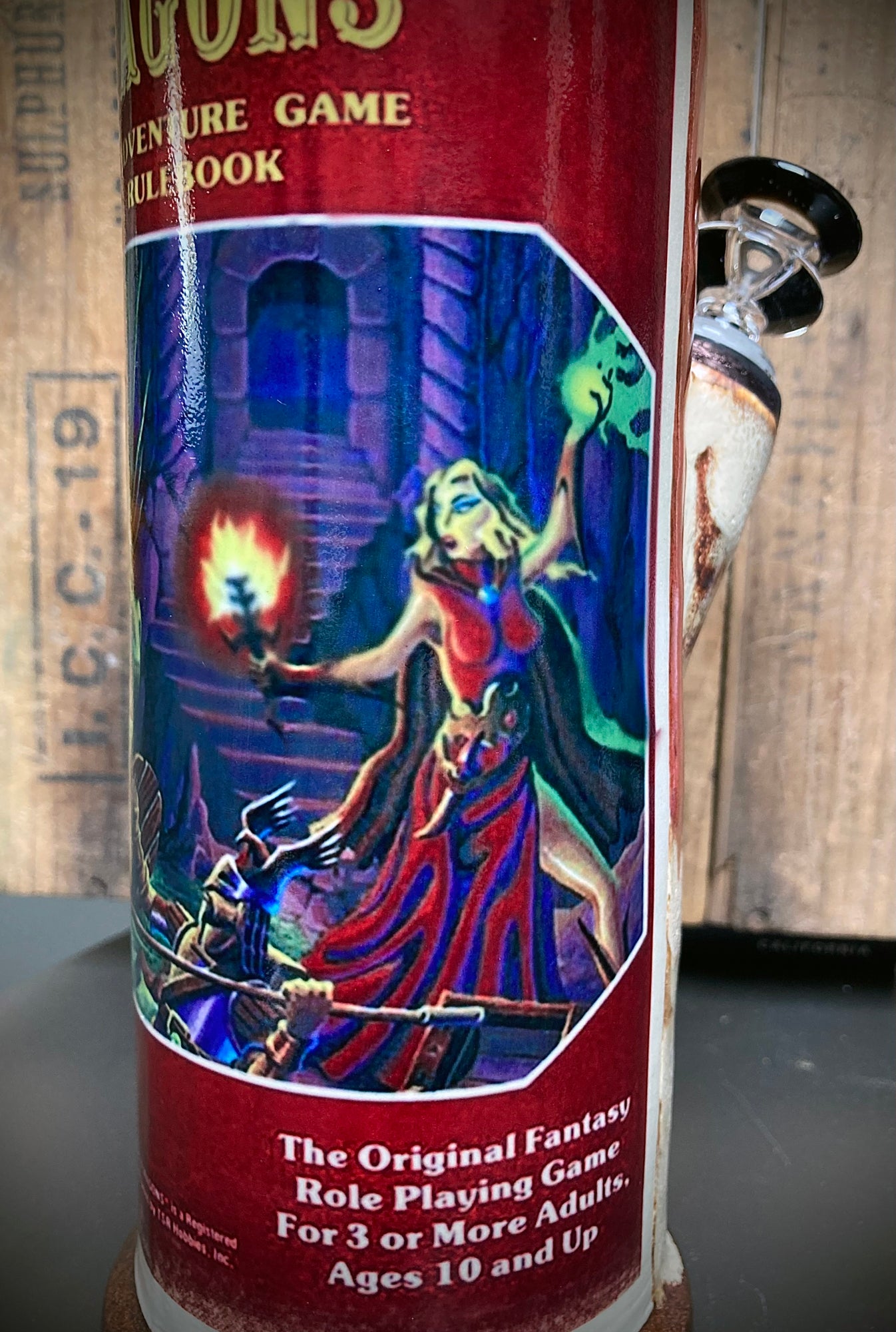 Ceramic Bong - "POP Art - D&D"