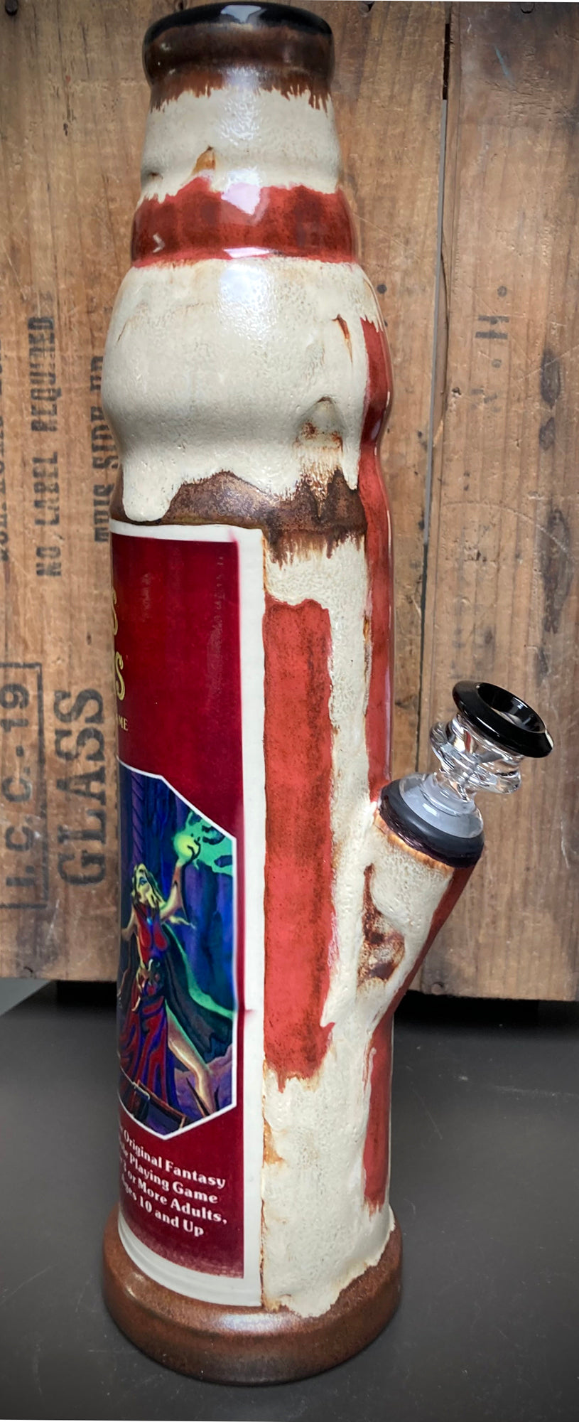 Ceramic Bong - "POP Art - D&D"