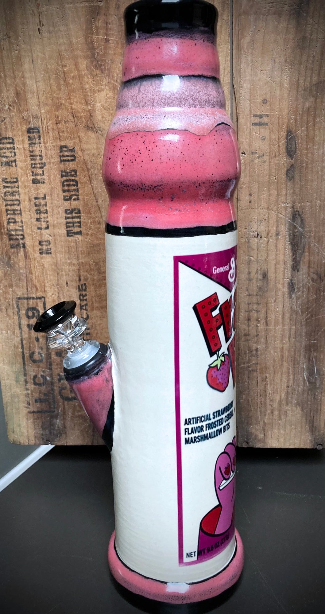 Ceramic Bong - "POP Art - Frankenberry"