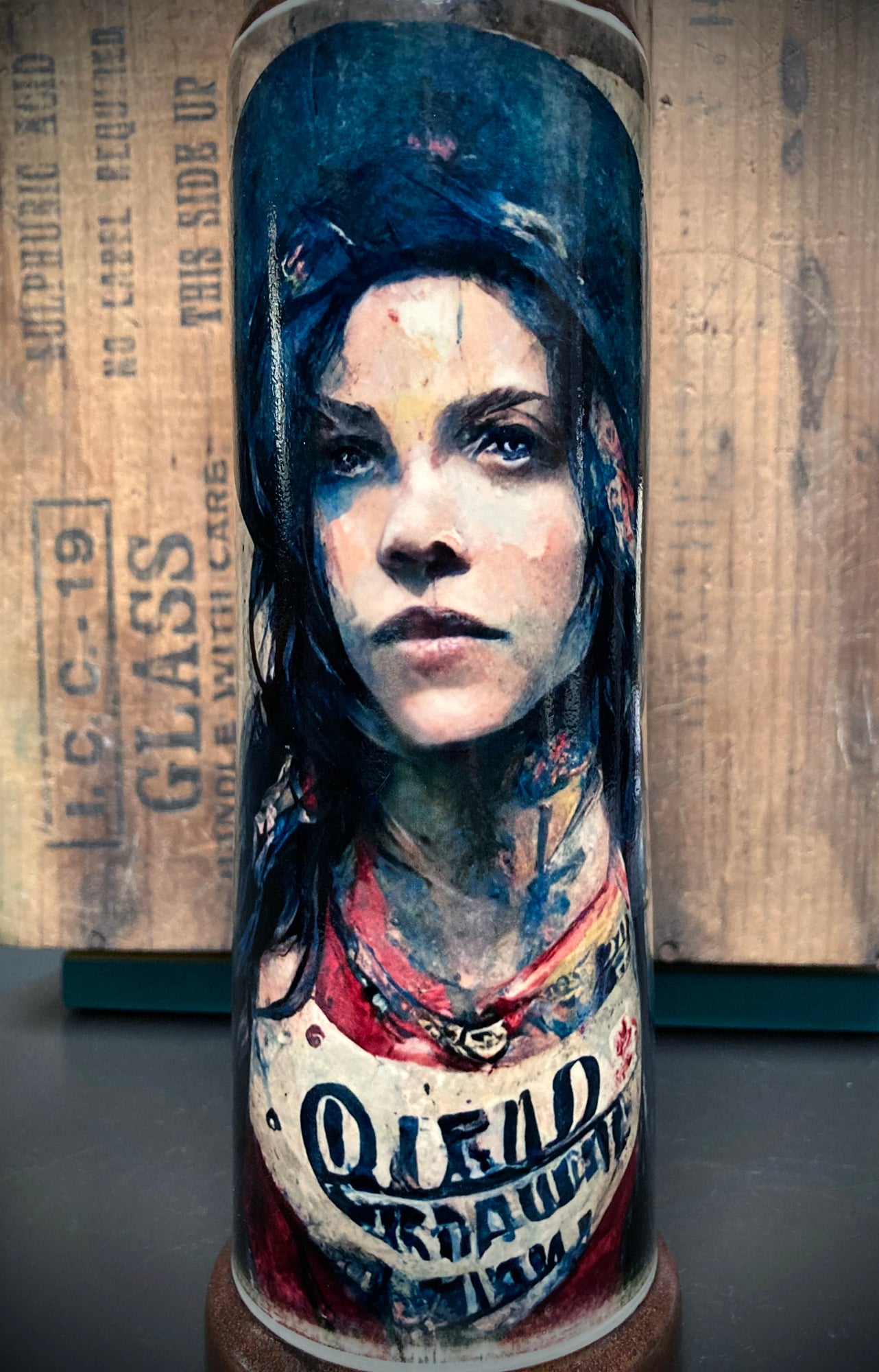 Ceramic Bong - "The Poet"