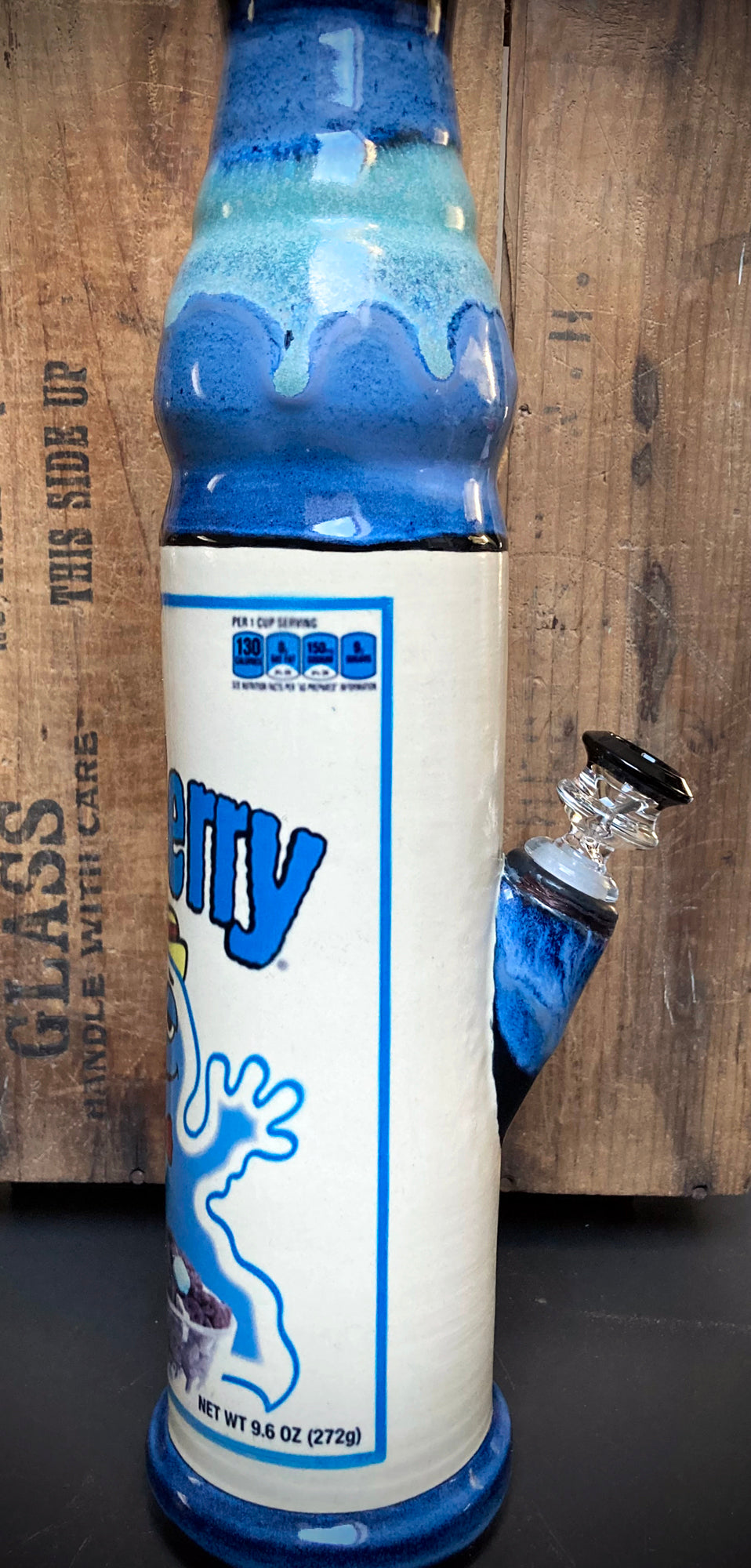 Ceramic Bong - "POP Art - Booberry"