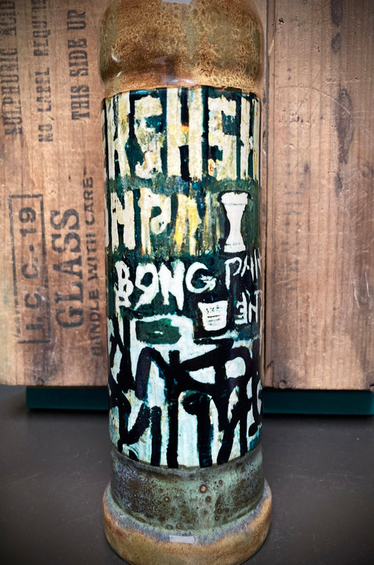 Ceramic Bong - "Graffiti #1"