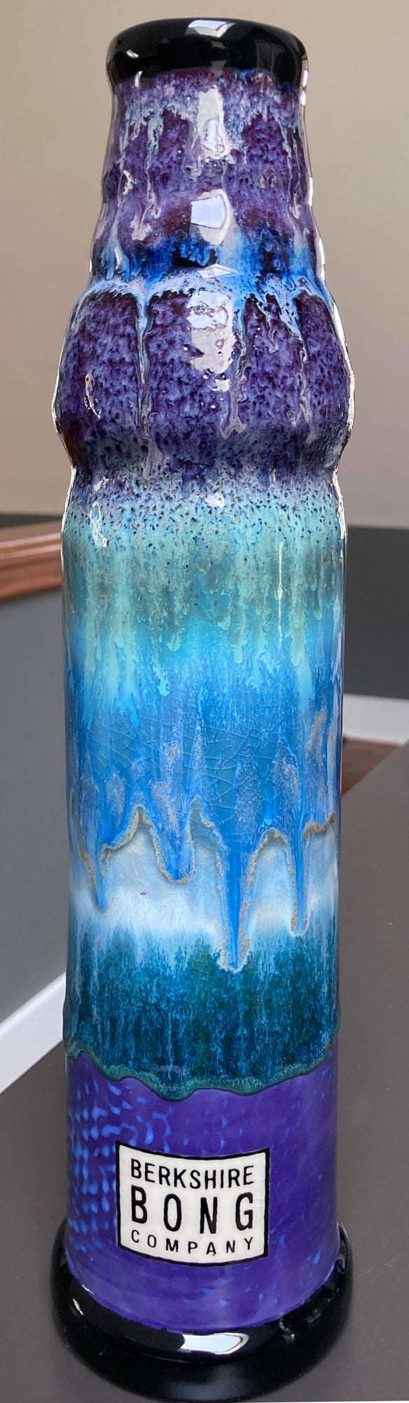 Ceramic Bong - Purple Top & Bottom