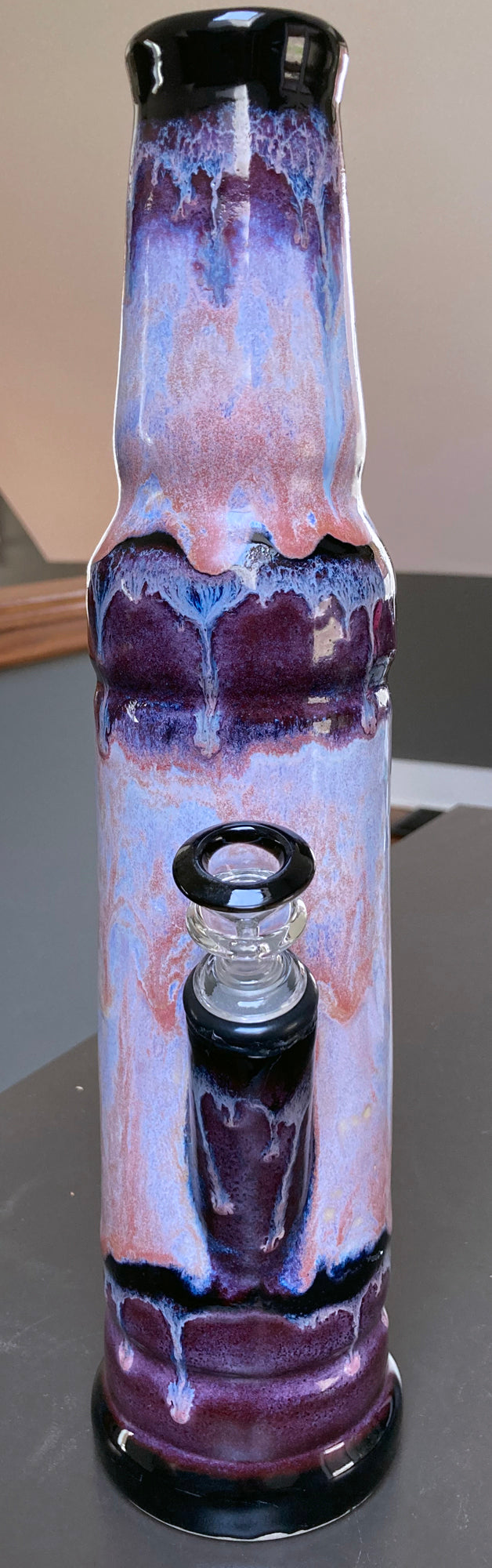 Ceramic Bong - Purple Sunrise Wheat
