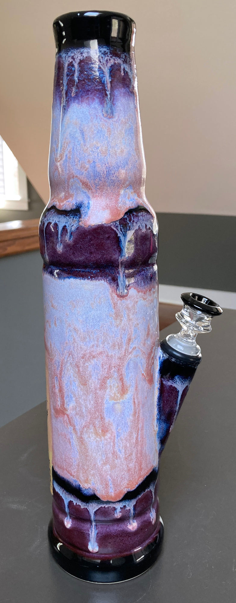 Ceramic Bong - Purple Sunrise Wheat