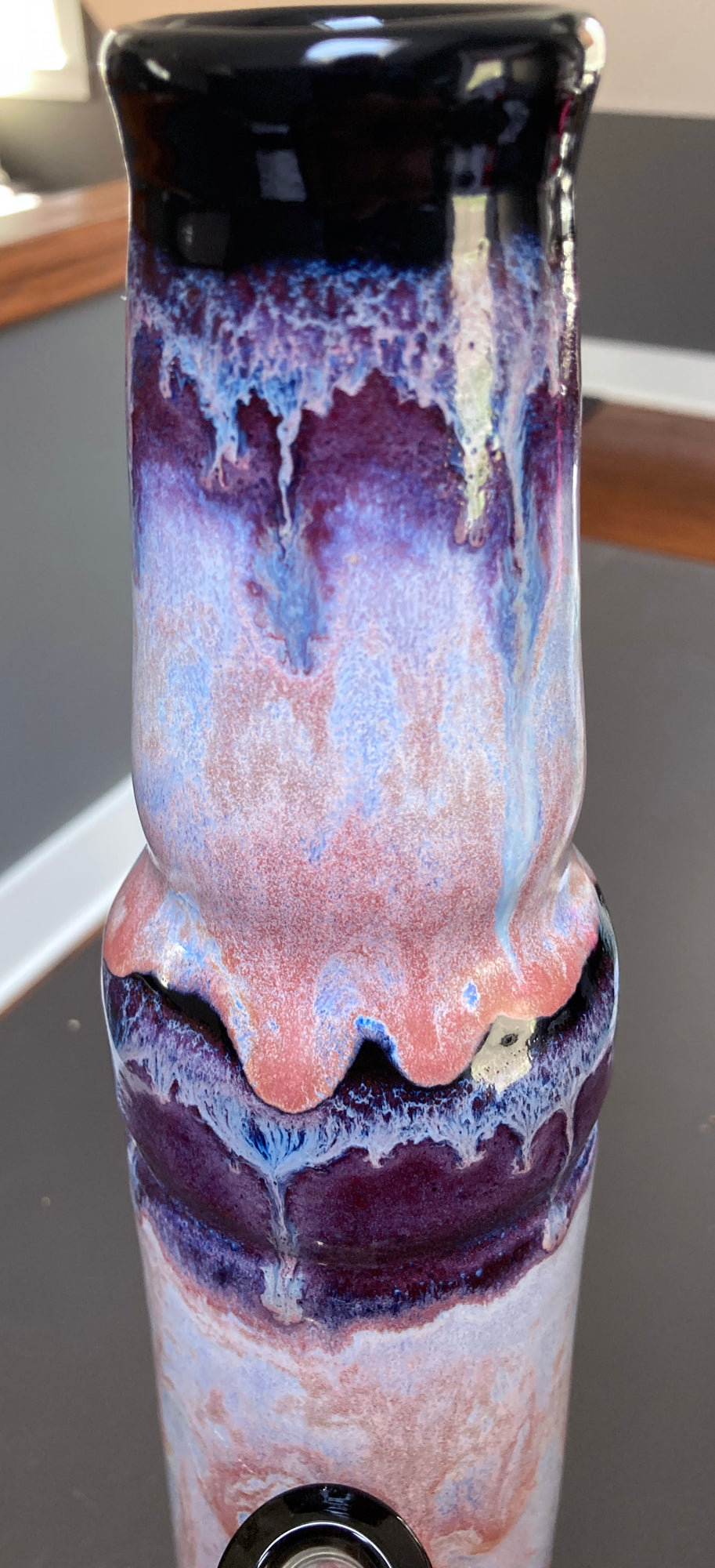Ceramic Bong - Purple Sunrise Wheat