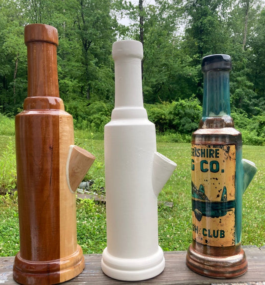 Handcrafted bongs from The Berkshire Bong Company are meticulously fired and artfully glazed to match your vibe.
