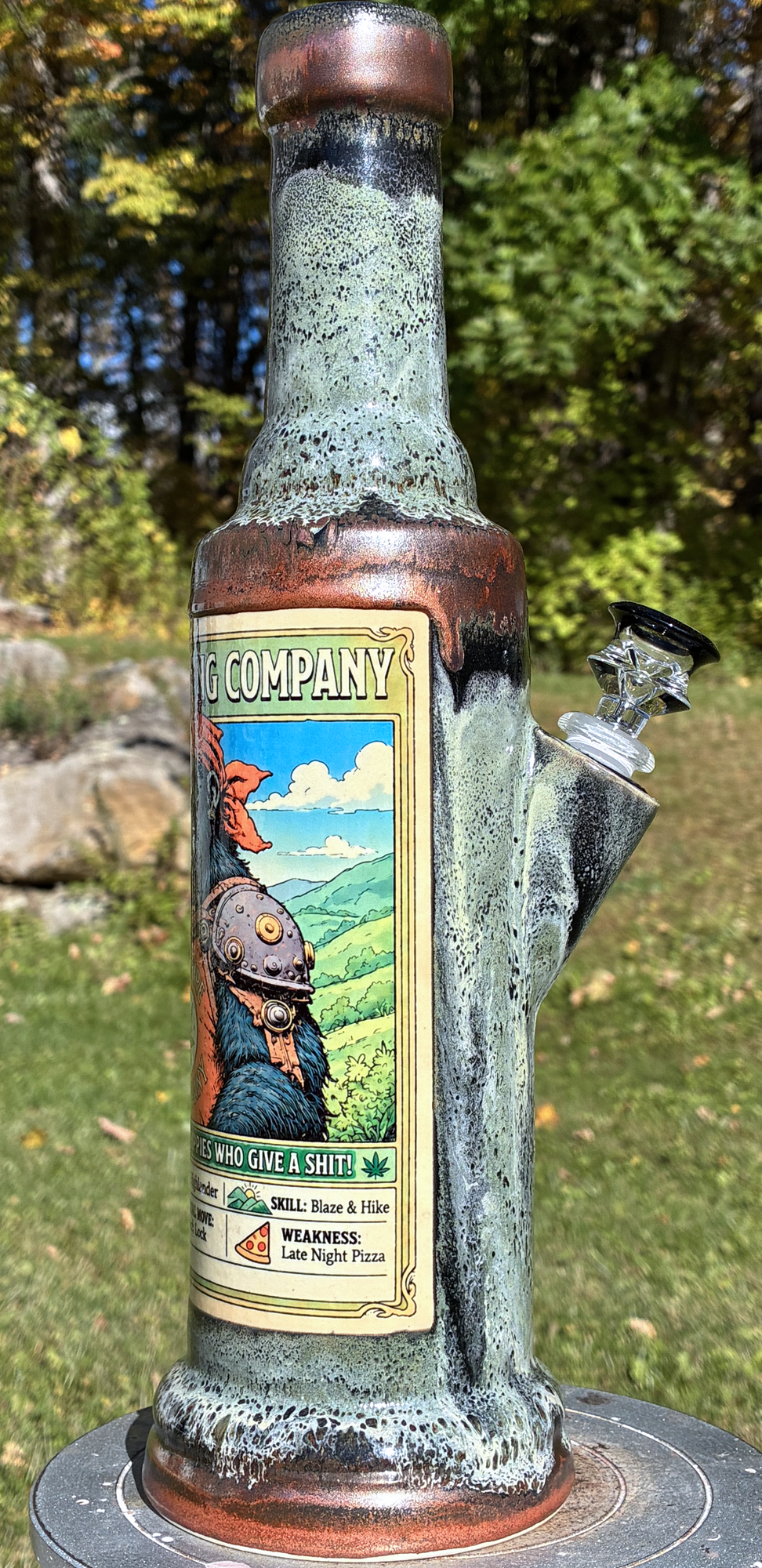 Berkshire Bong Ape Handmade Ceramic Bong