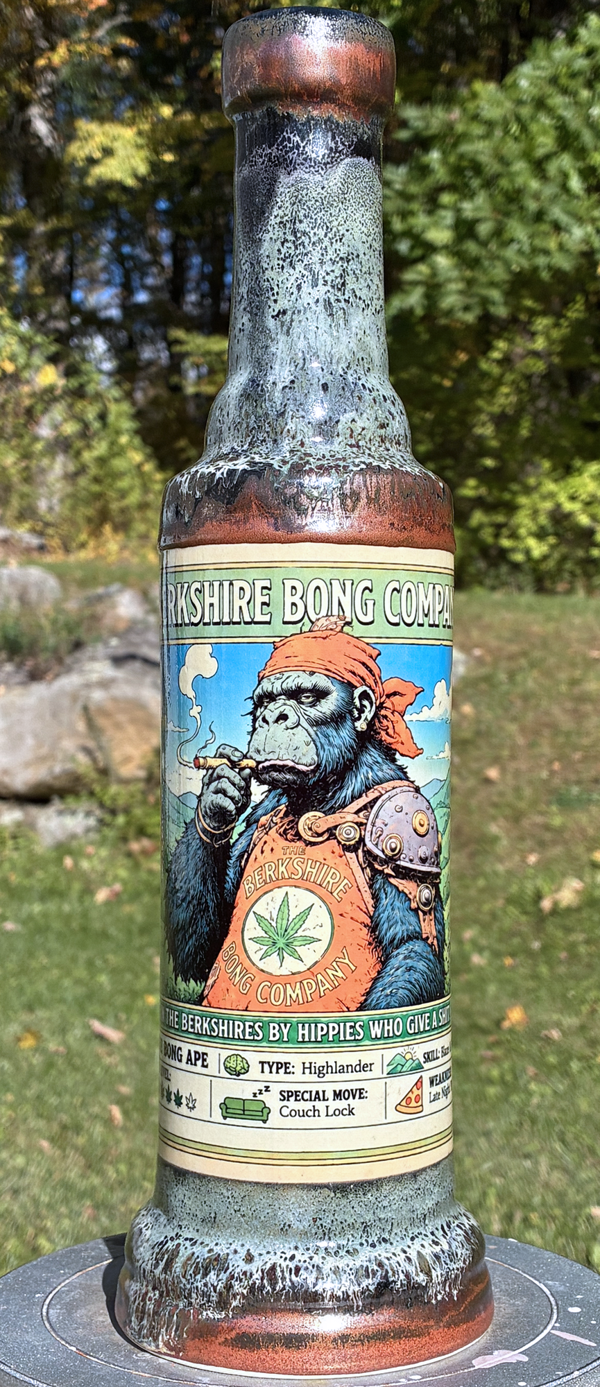 Berkshire Bong Ape Handmade Ceramic Bong