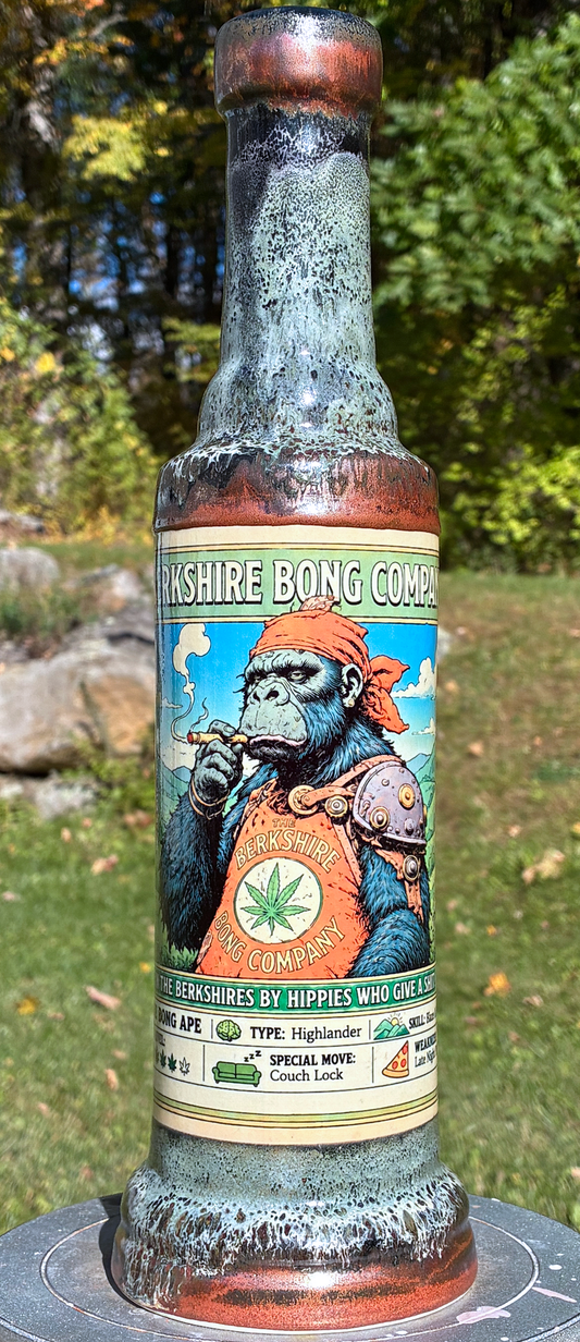 Berkshire Bong Ape Handmade Ceramic Bong