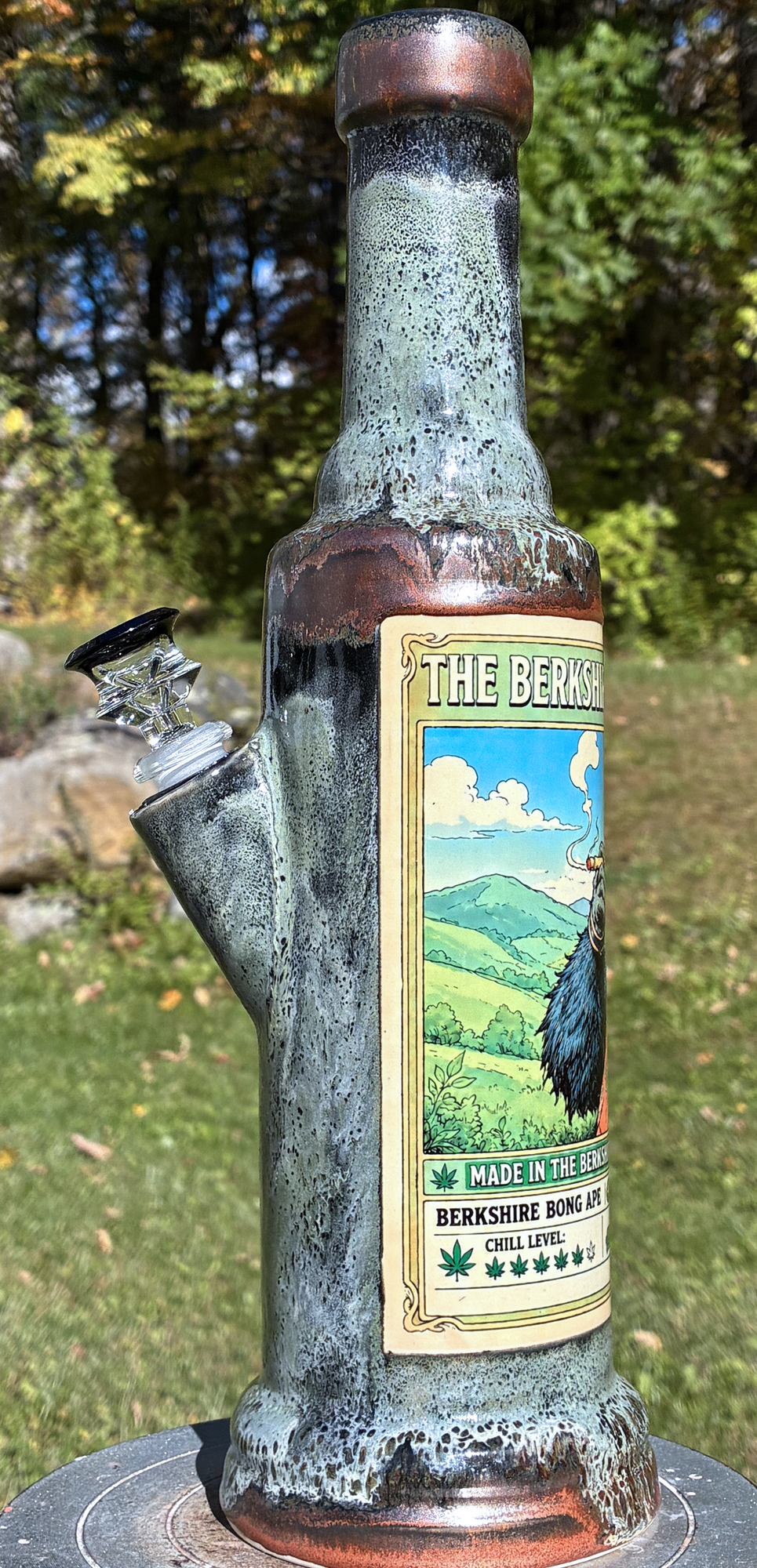 Berkshire Bong Ape Handmade Ceramic Bong