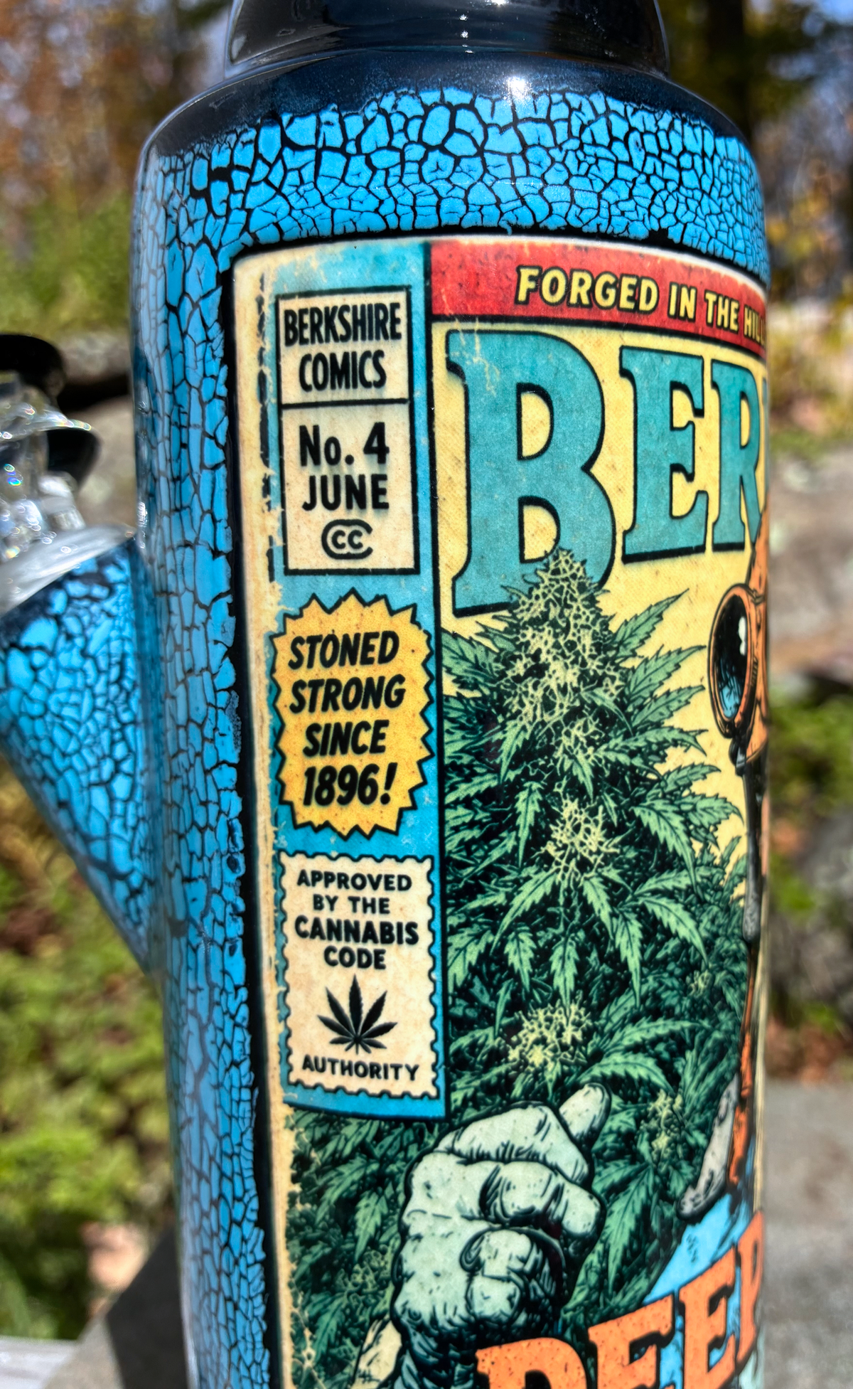 Deep Woods Fight Club Handmade Ceramic Bong