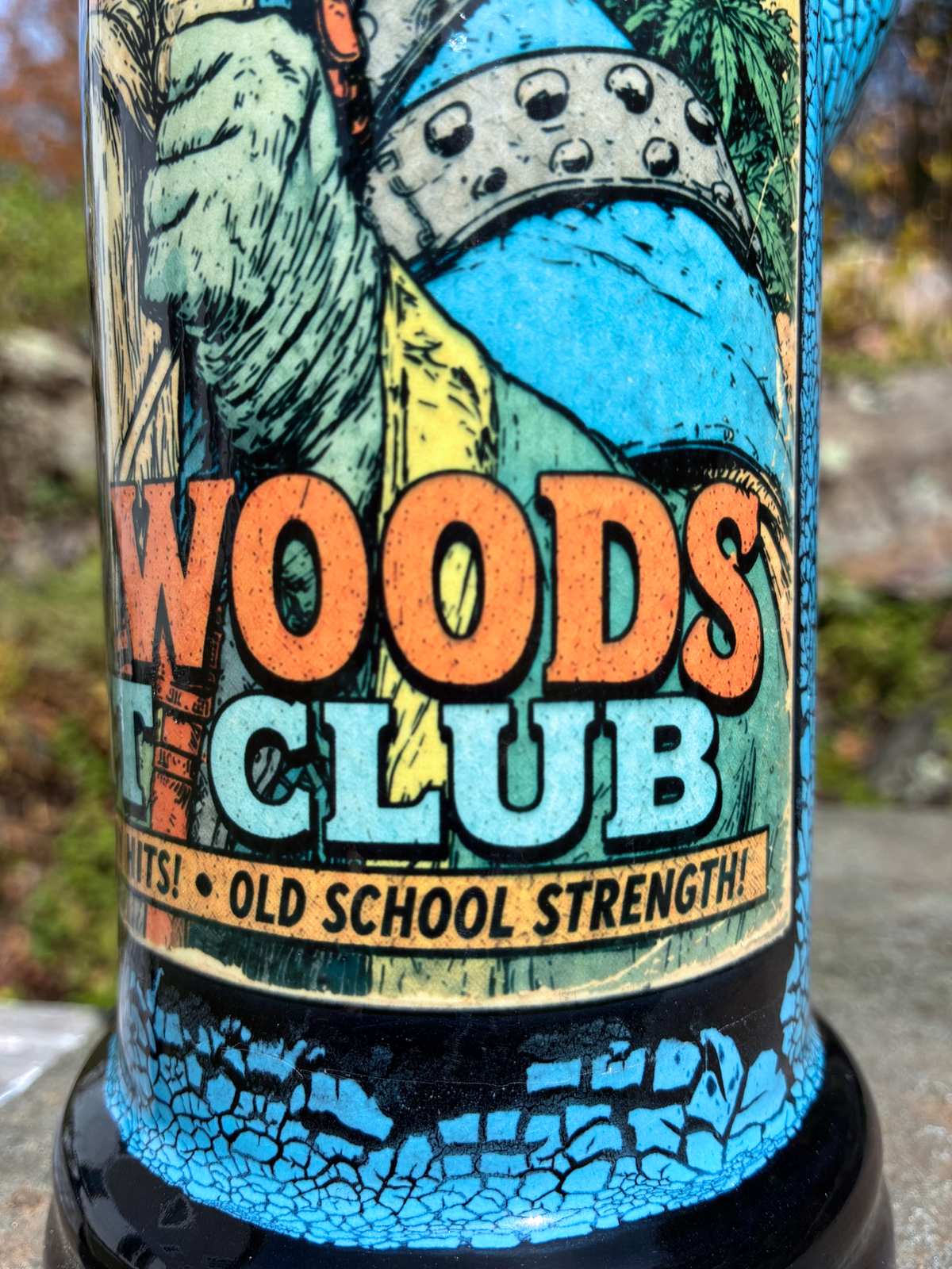 Deep Woods Fight Club Handmade Ceramic Bong