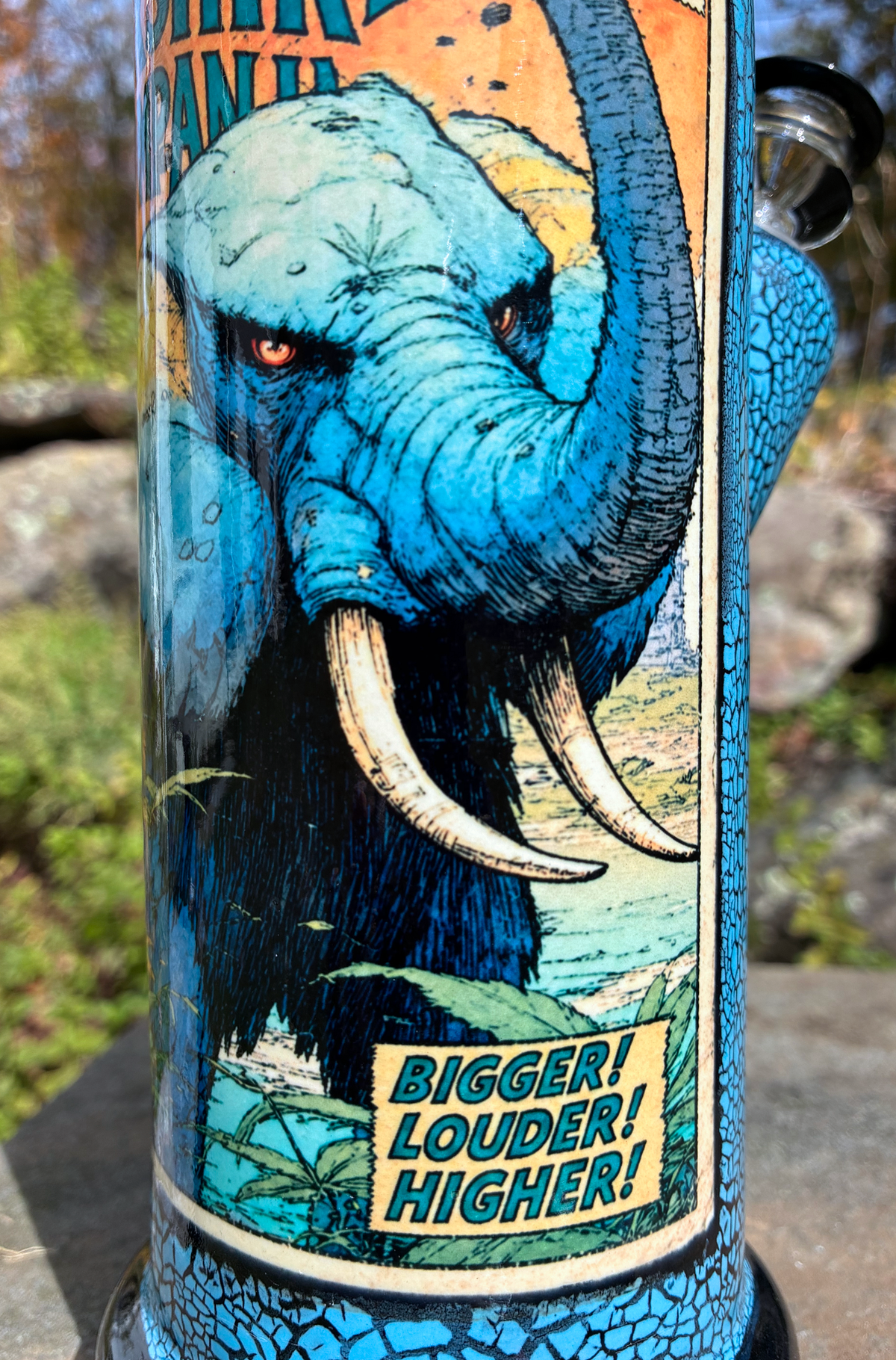 The Mighty Elephant Handmade Ceramic Bong