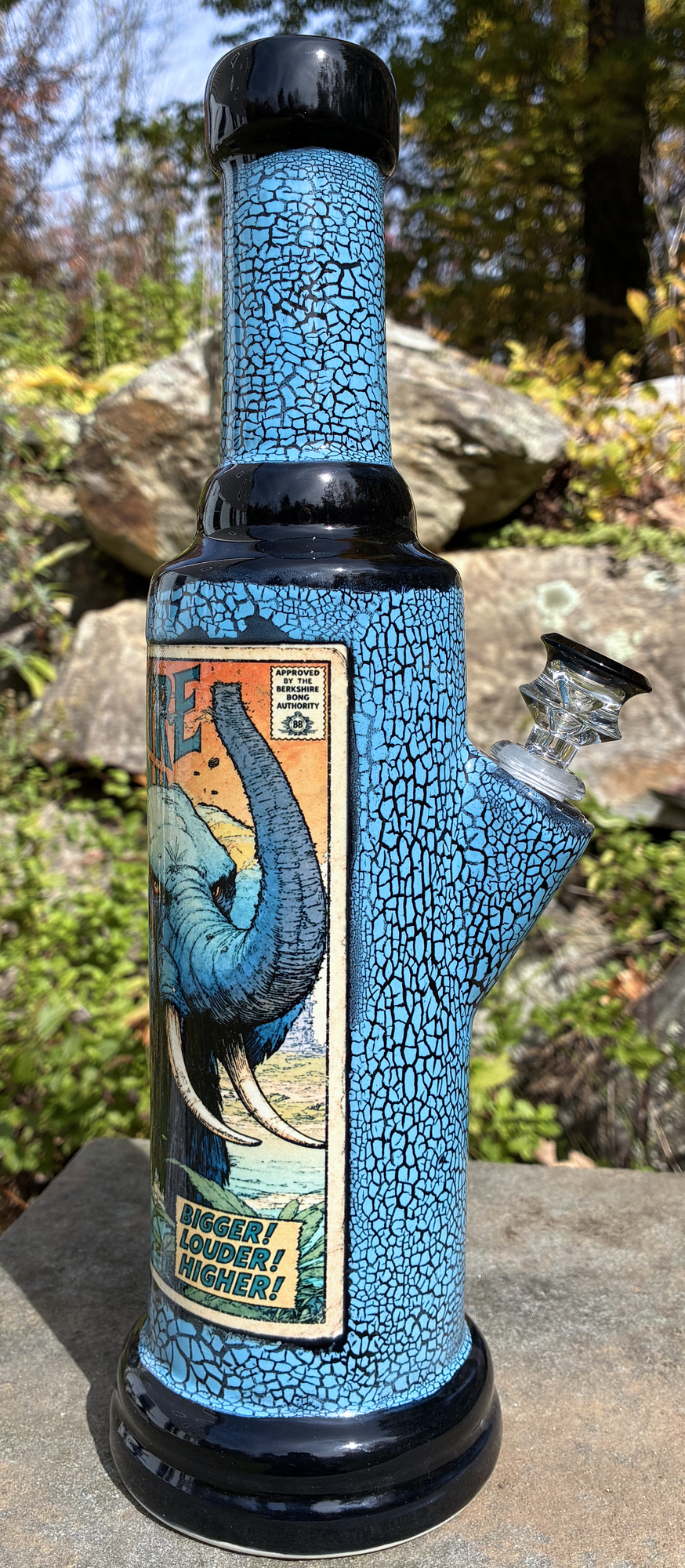 The Mighty Elephant Handmade Ceramic Bong