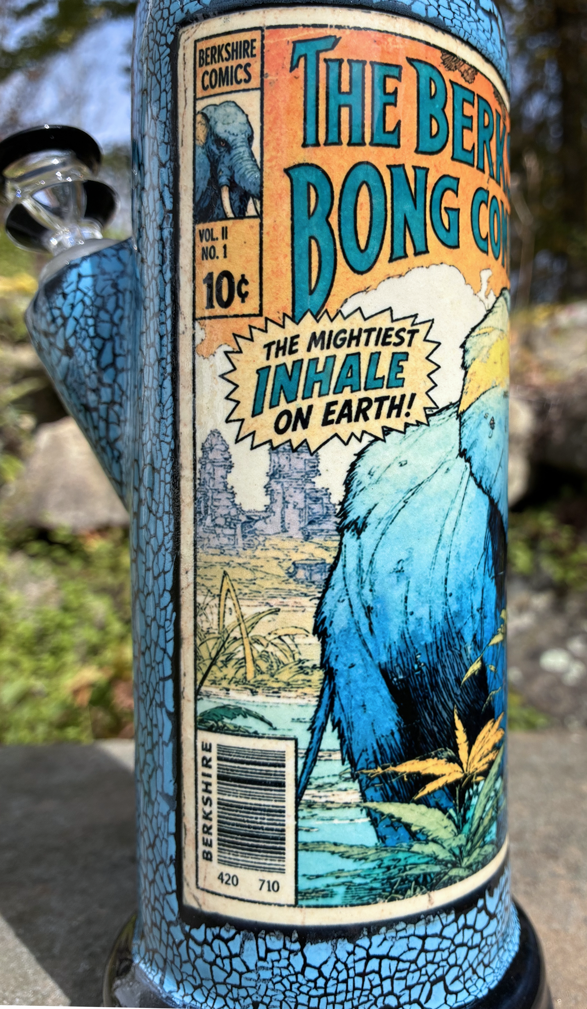 The Mighty Elephant Handmade Ceramic Bong