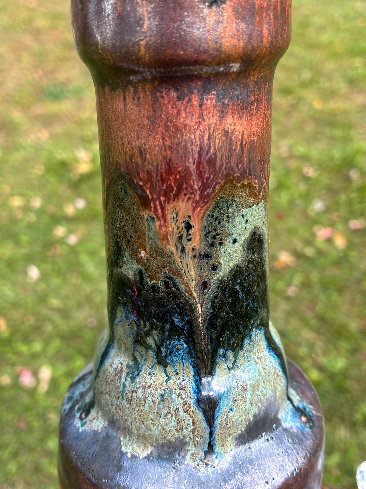 Queen of Spades Ceramic Bong Outlaw Playing Card Art