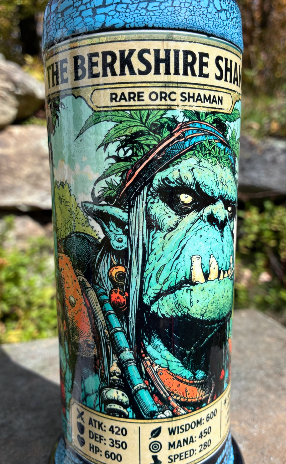 The Berkshire Hills Shaman Orc Ceramic Bong