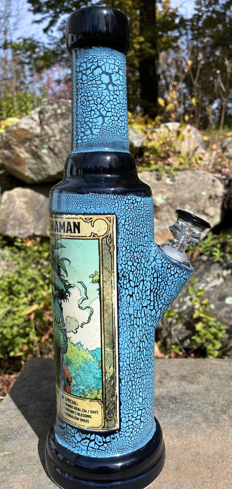 The Berkshire Hills Shaman Orc Ceramic Bong
