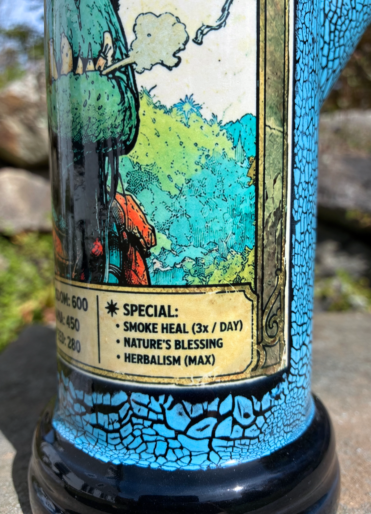 The Berkshire Hills Shaman Orc Ceramic Bong