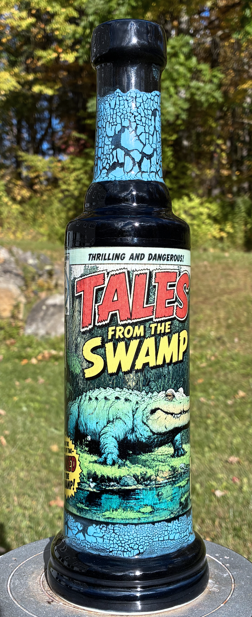 Tales from the Swamp Ceramic Alligator Bong