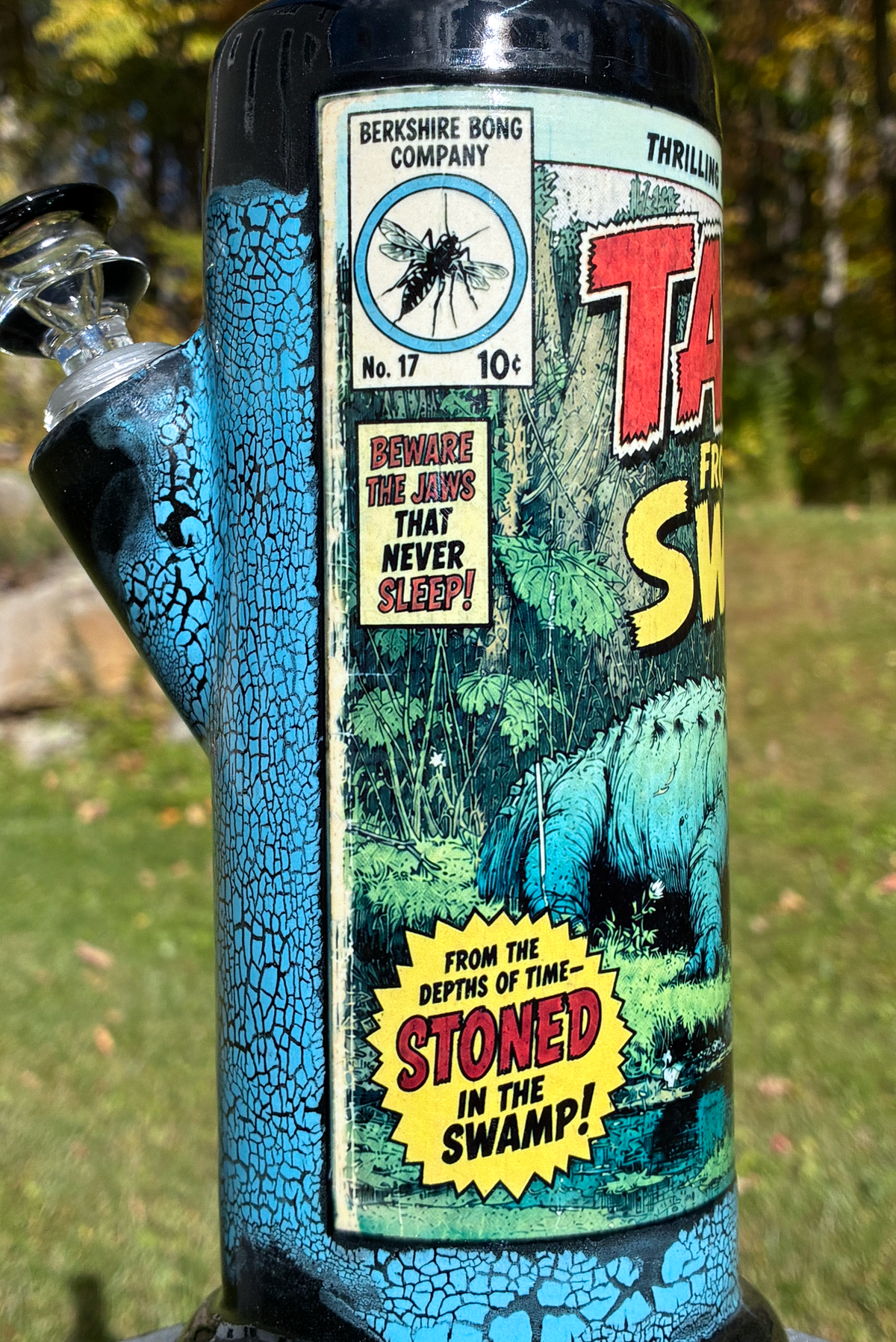 Tales from the Swamp Ceramic Alligator Bong