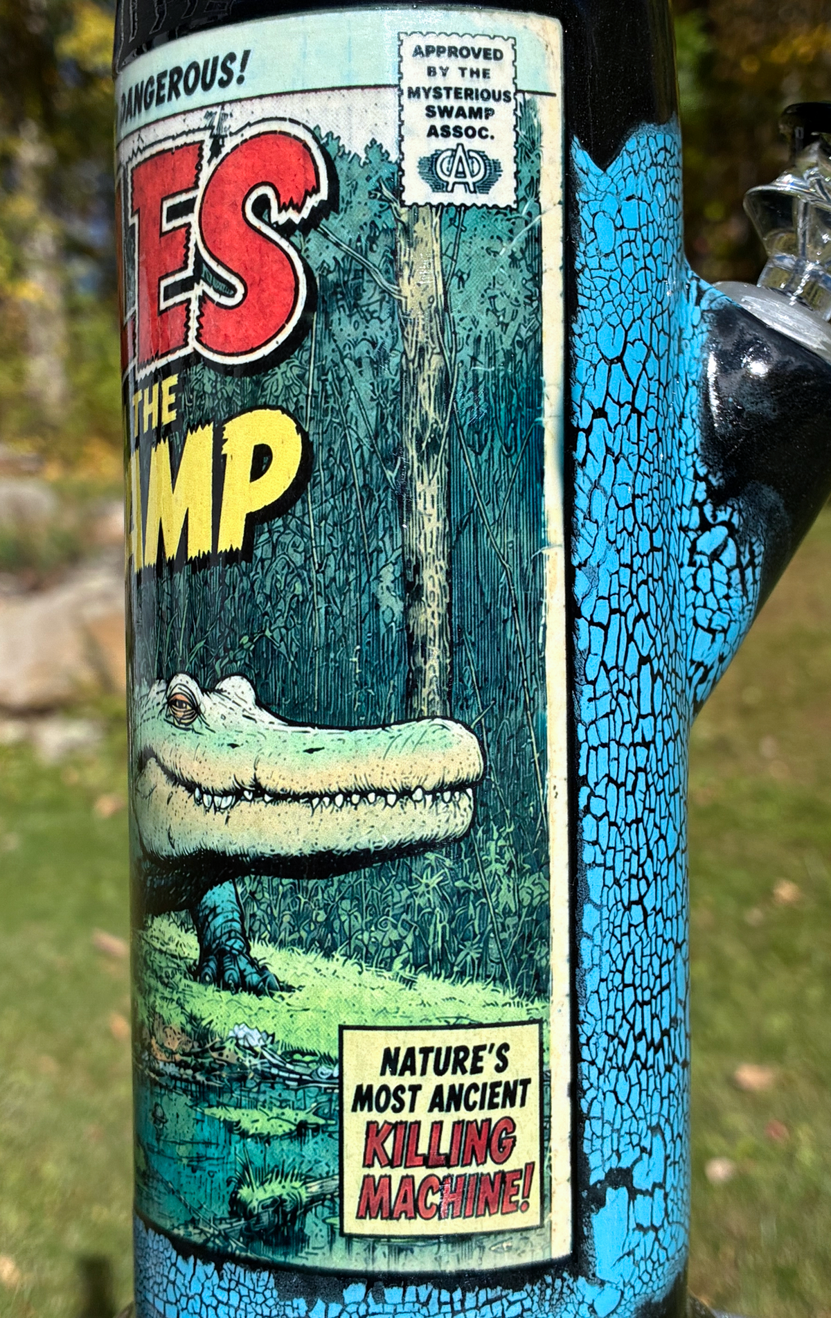 Tales from the Swamp Ceramic Alligator Bong