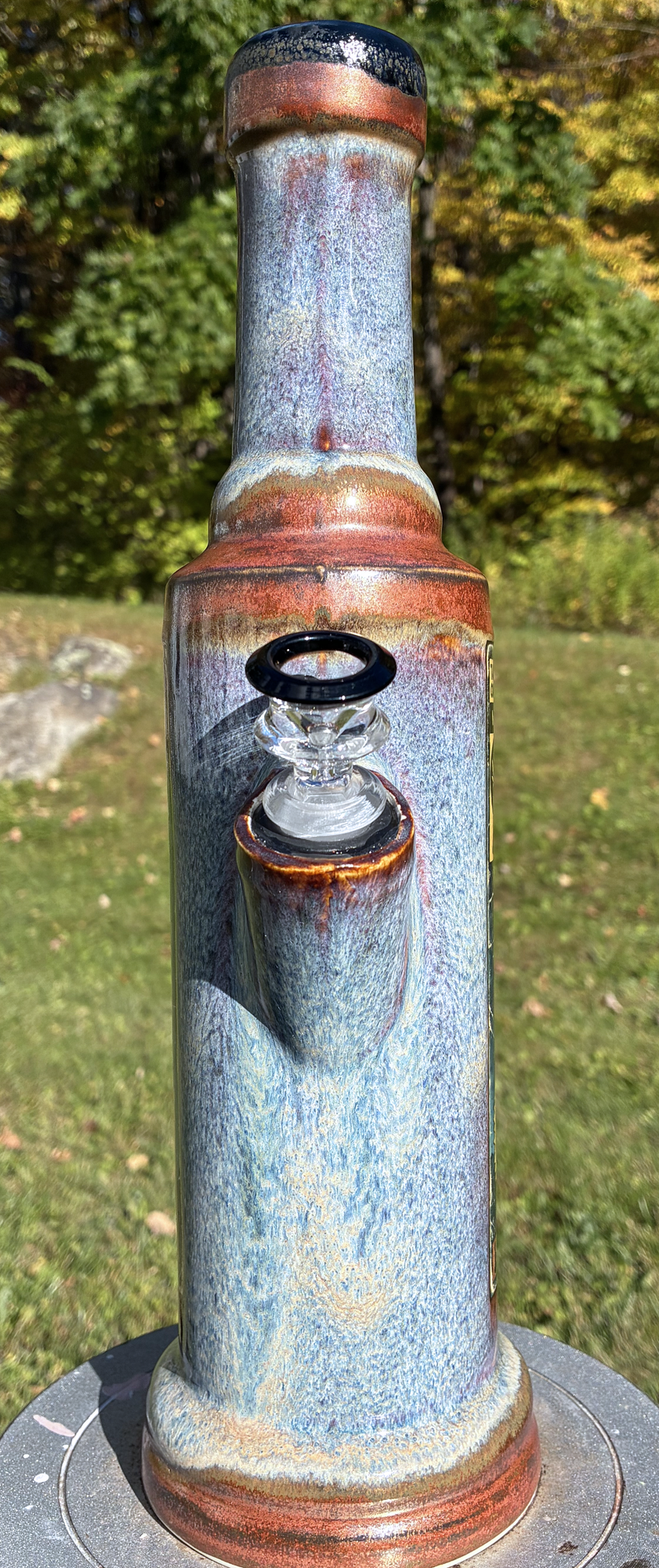 The Hermit Tarot Card Ceramic Bong