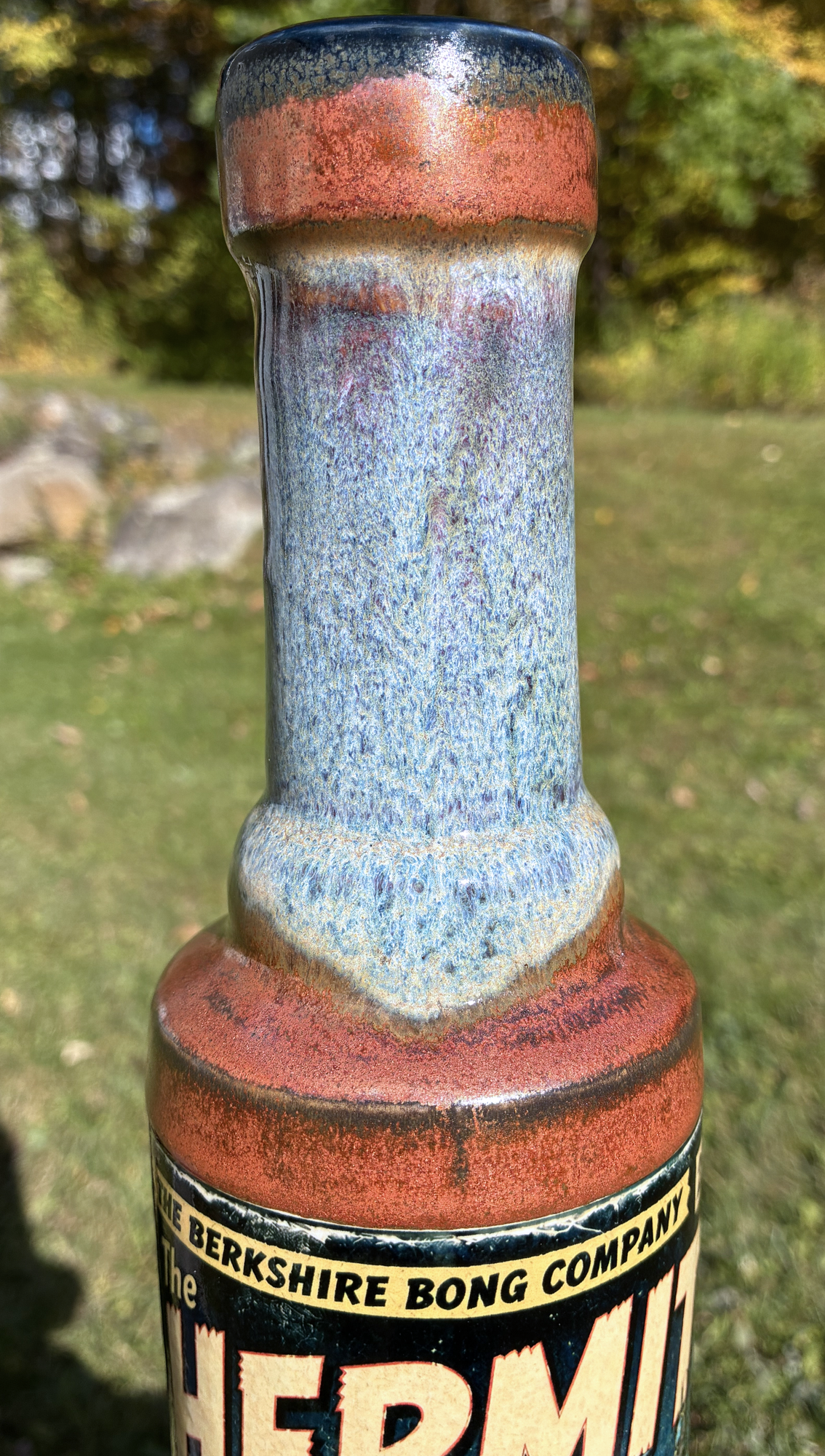 The Hermit Tarot Card Ceramic Bong