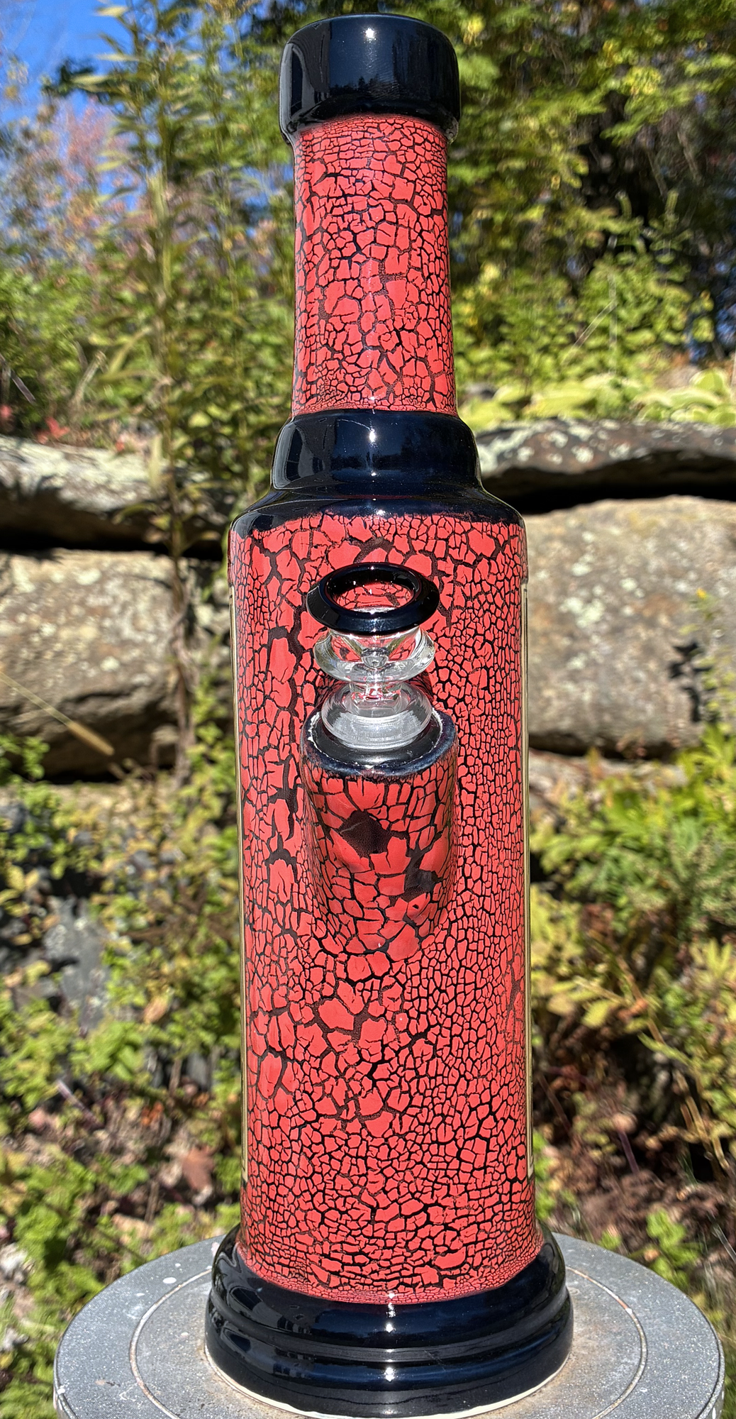 The Moon Tarot Card Ceramic Bong