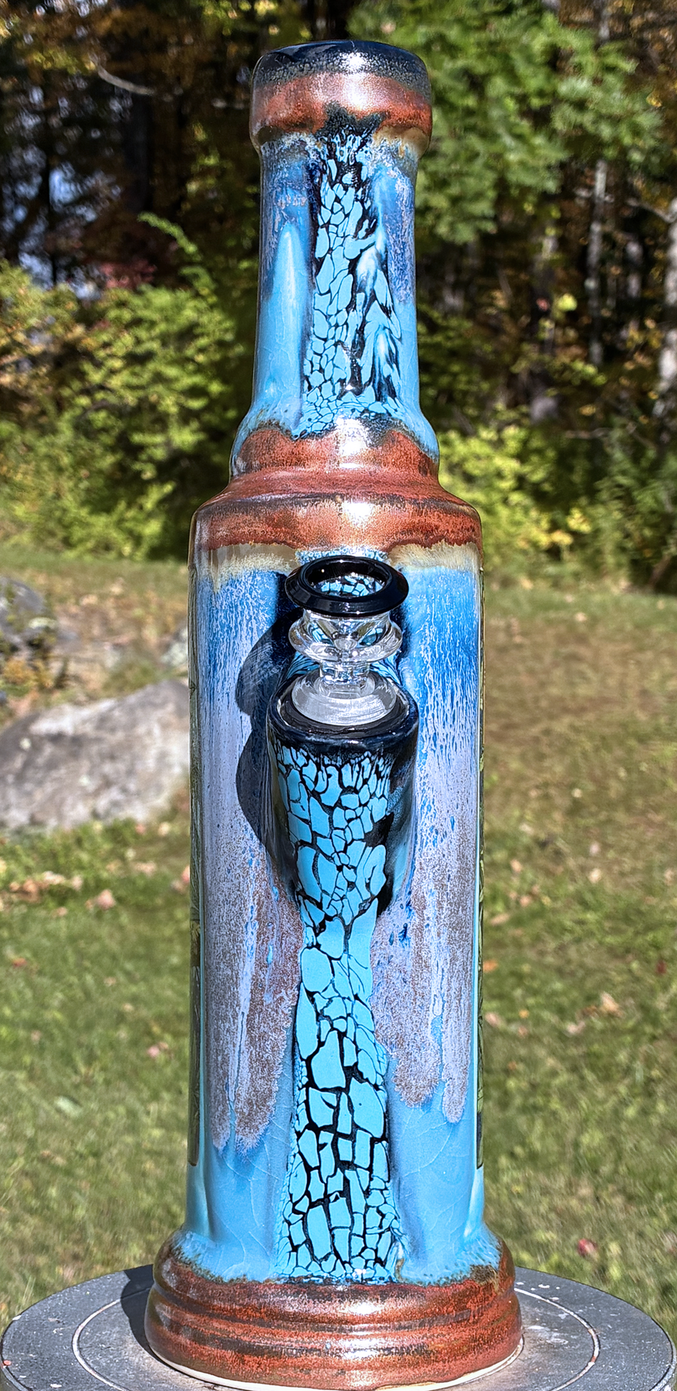 Endless Summer Bright Parrot Ceramic Bong