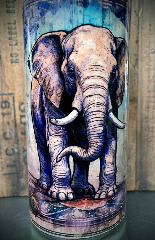 Ceramic Bong Wise Strong Mystical Elephant with detailed artwork and vibrant colors