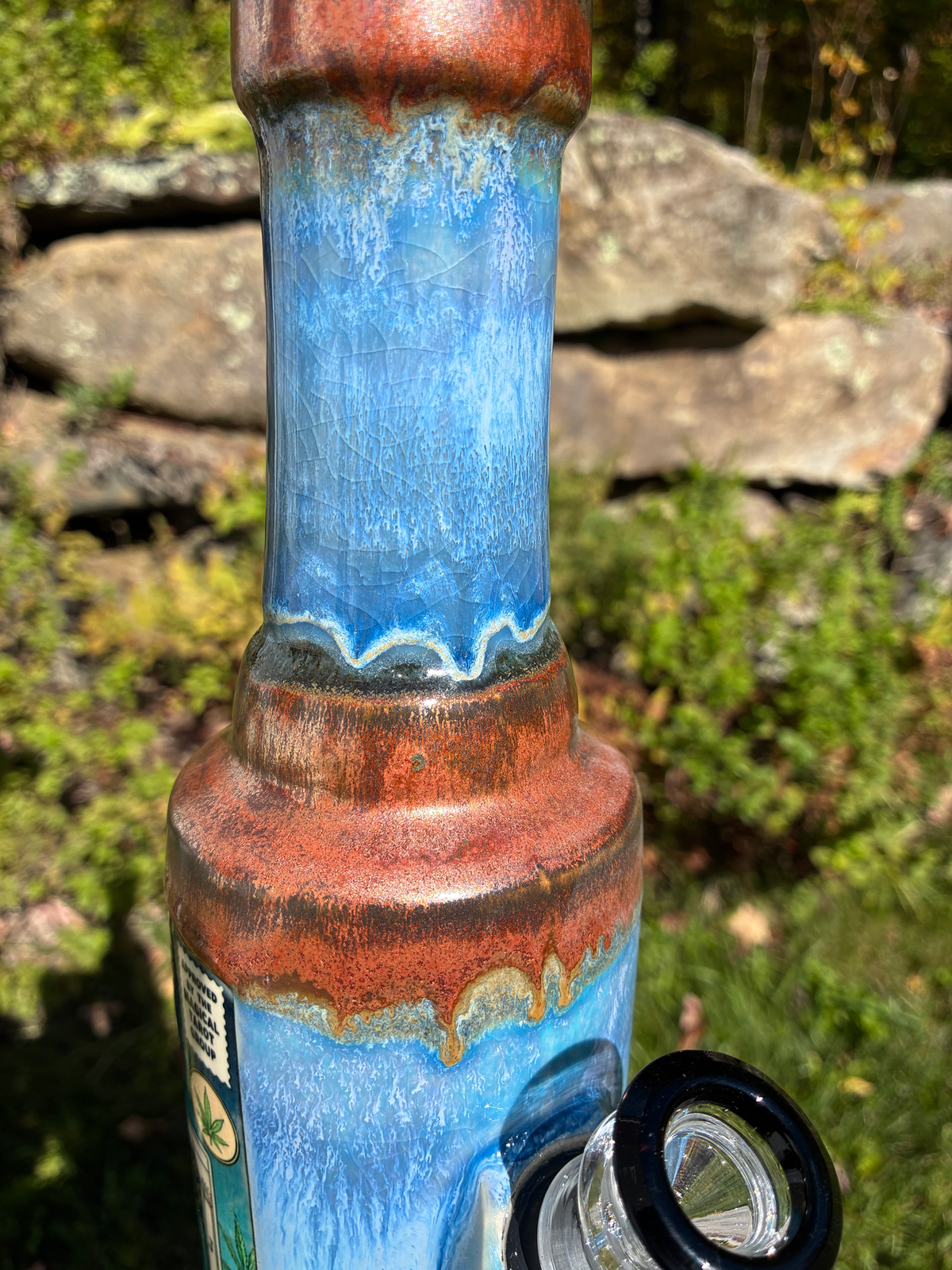The High Priestess Tarot Card Ceramic Bong