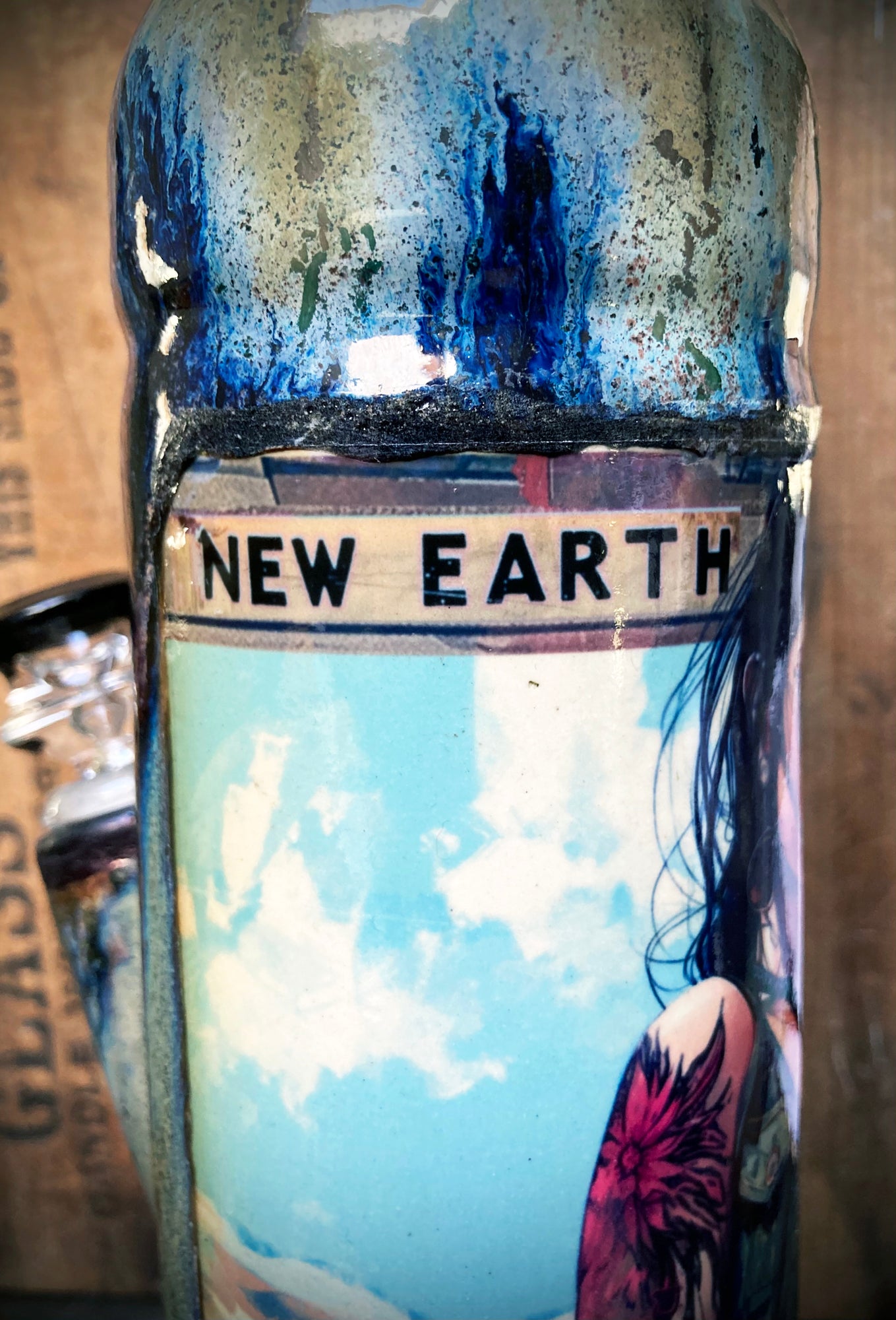 Ceramic Bong - "New Earth Outlaw"